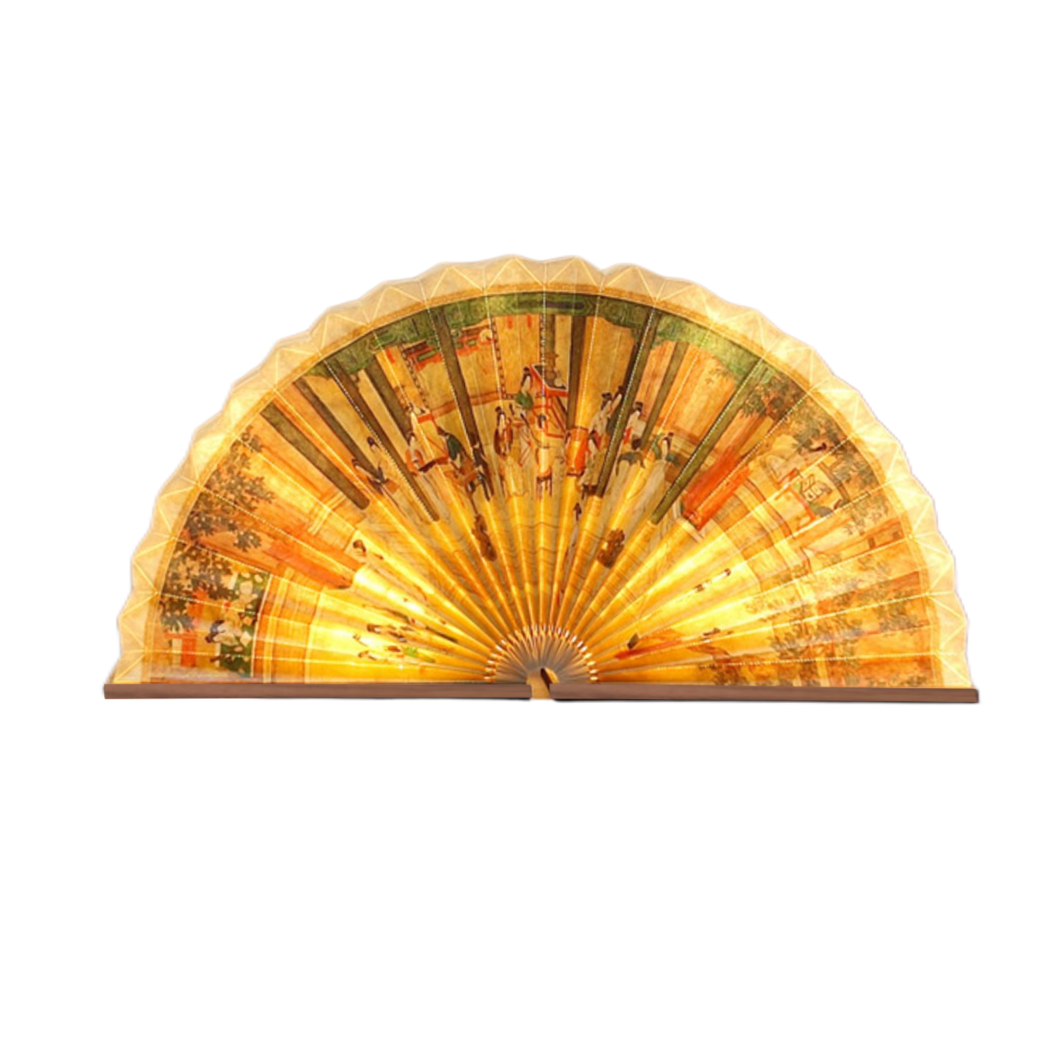 Exotic LED Fan Shape Folding Portable Accordio Light Lamp 18