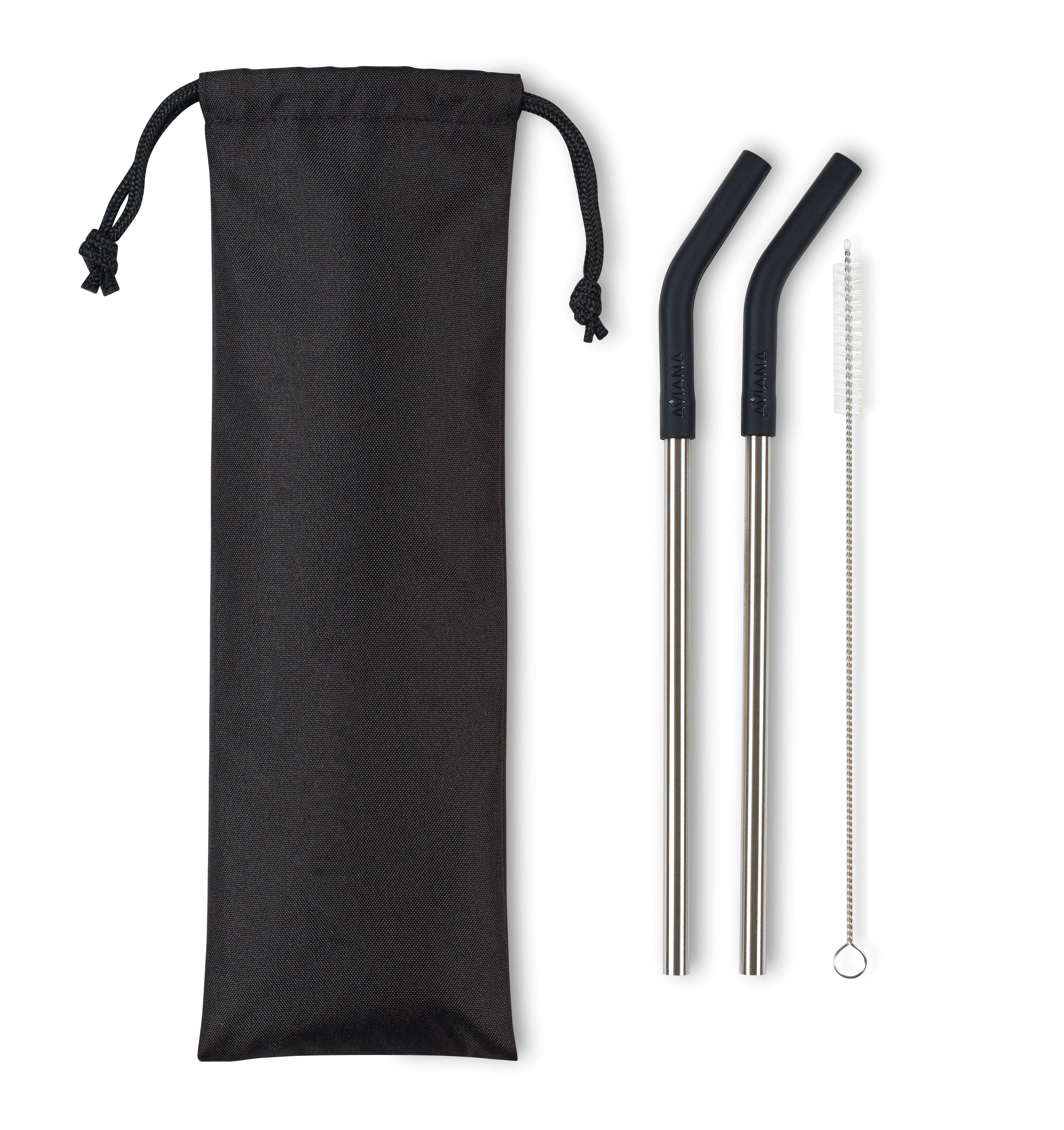 Aviana™ Poppy 2-Pack Stainless Straw Set 2