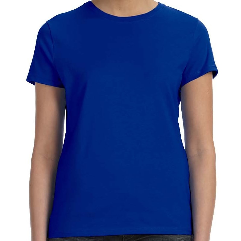 Hanes Ladies 4.5 Oz., 100% Ringspun Cotton Nano-T® T-Shirt 2