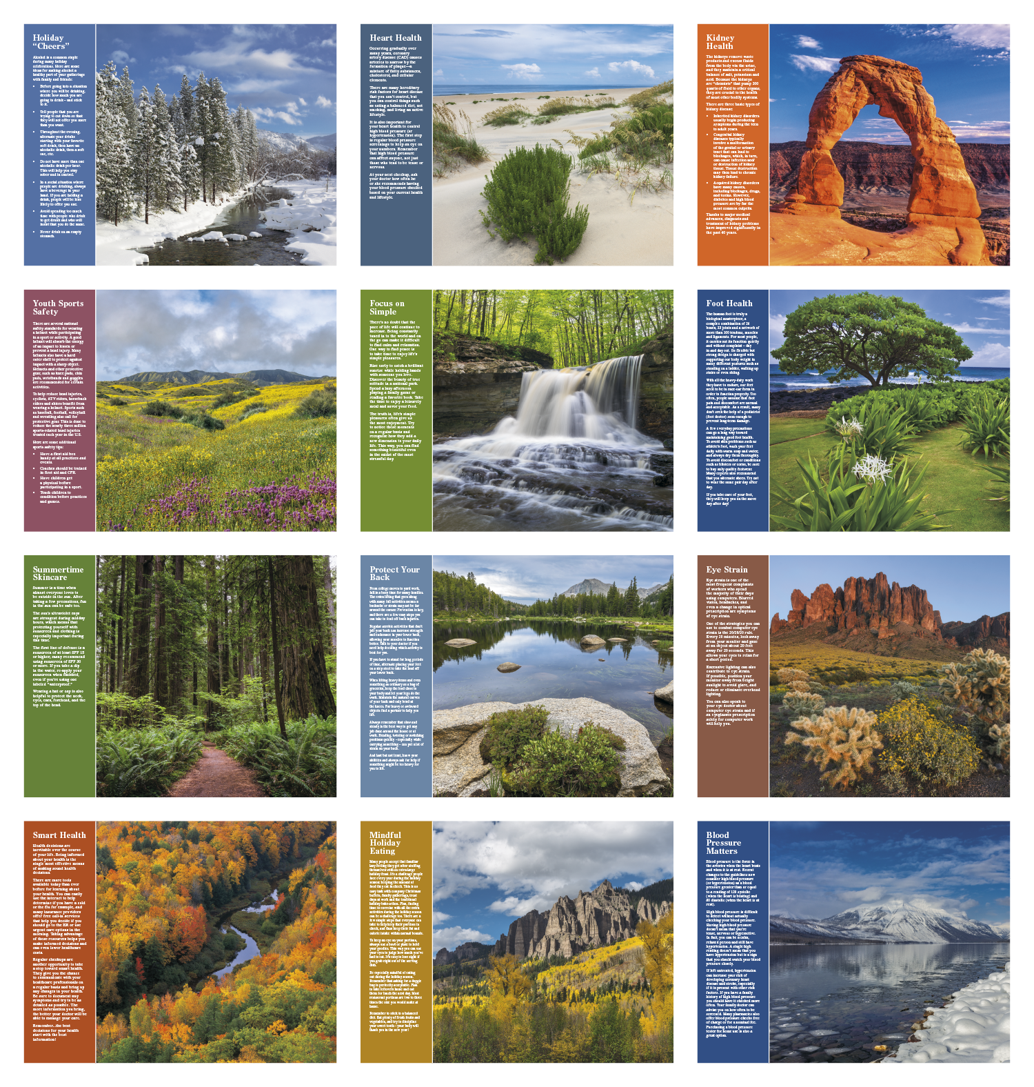 Good Value™ Healthy Living - Stapled Calendar 2
