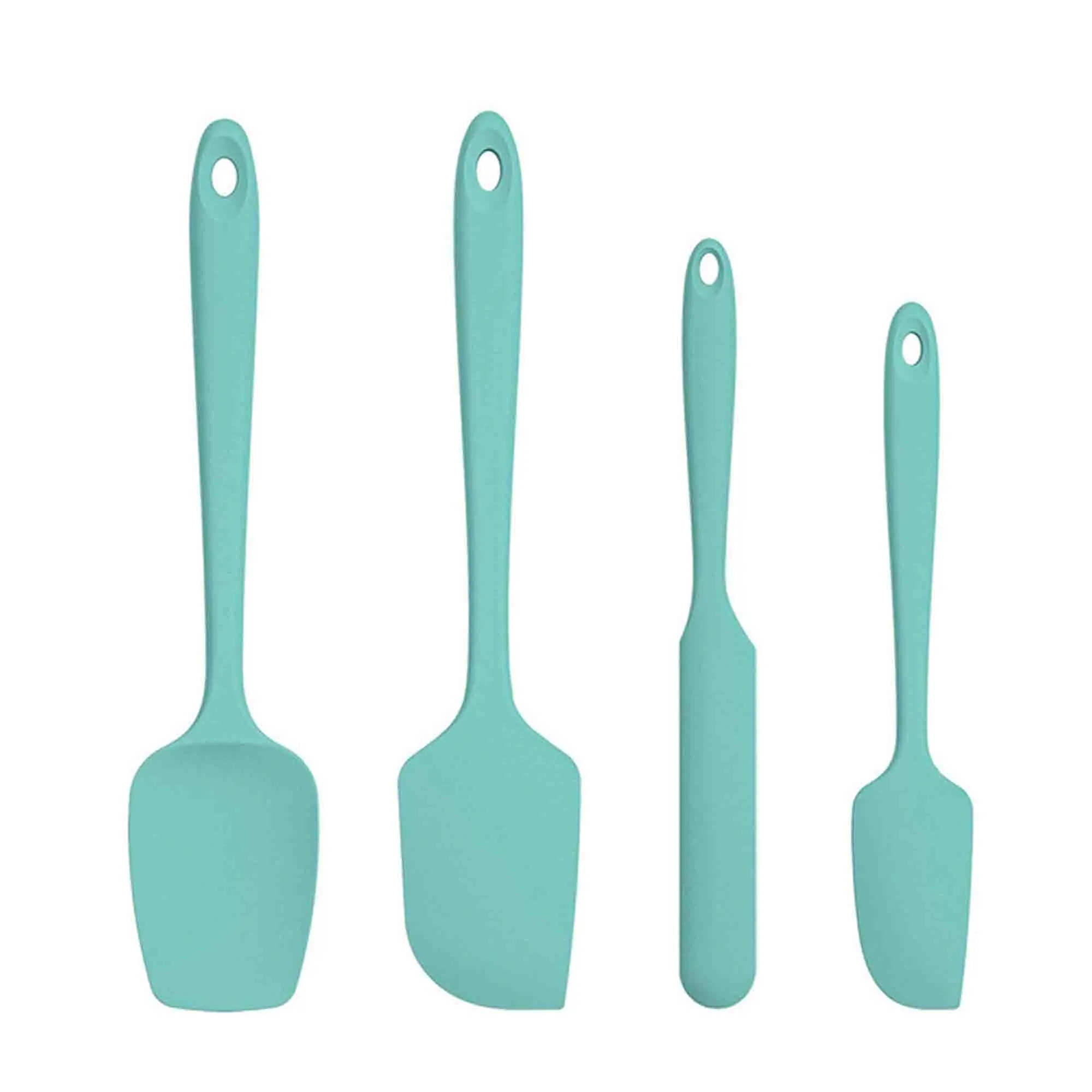 4 Pieces Silicone Food Grade Rubber Spatula Set 5