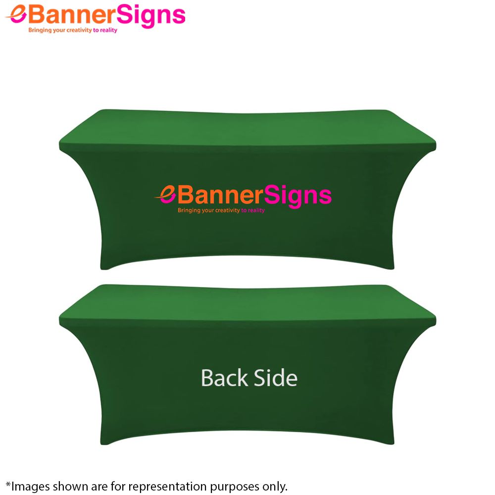 Stretch Table Cover (4-Sided Closed Back) 3