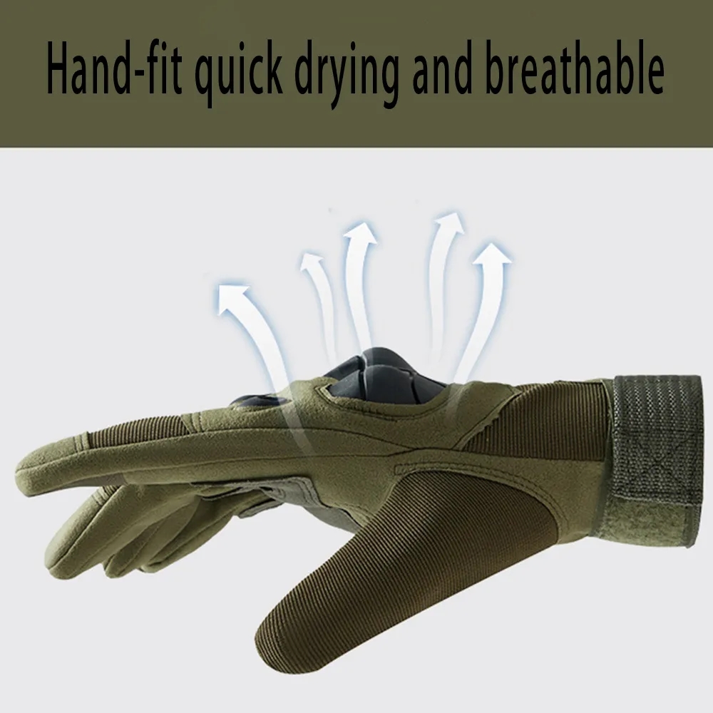 Tactical Gloves with Hard Shield for Motorcycle Camping 3