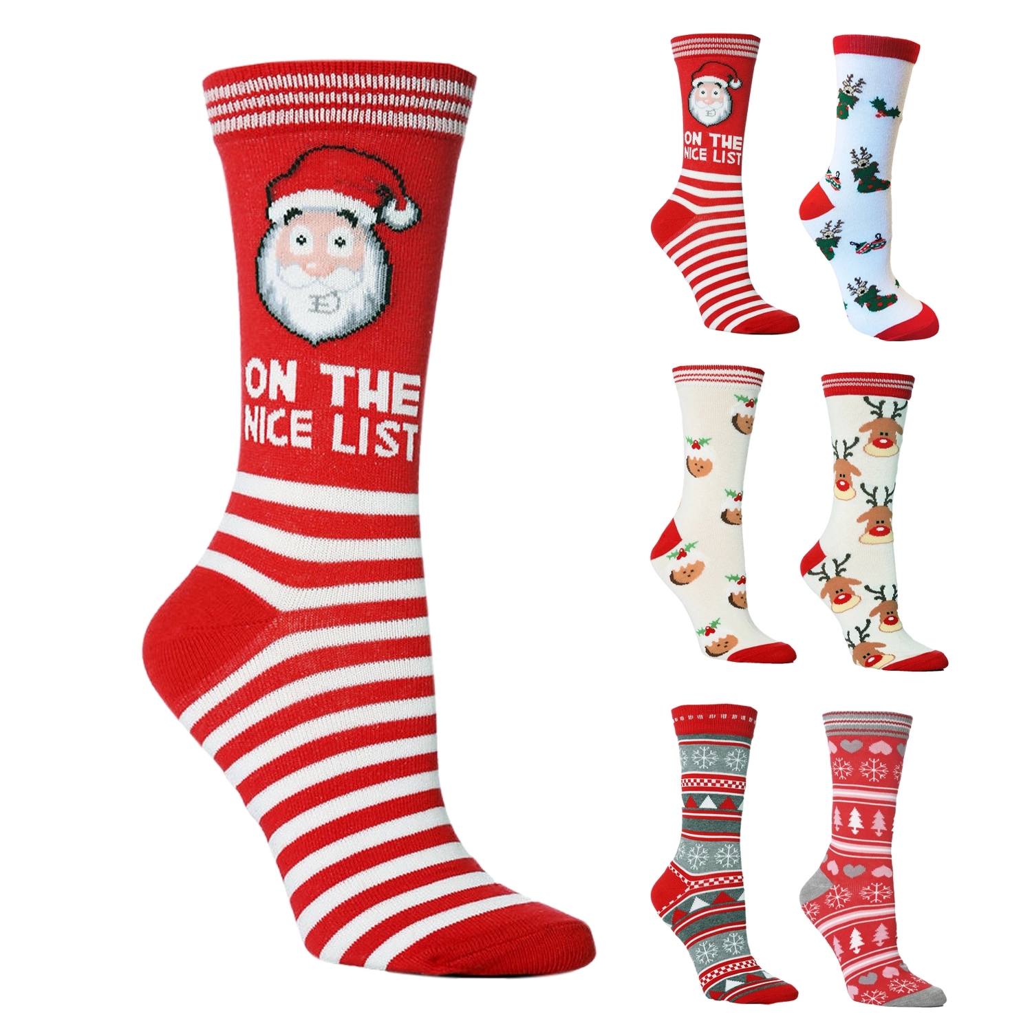 Home Christmas Slipper Socks Winter Soft Cotton 2