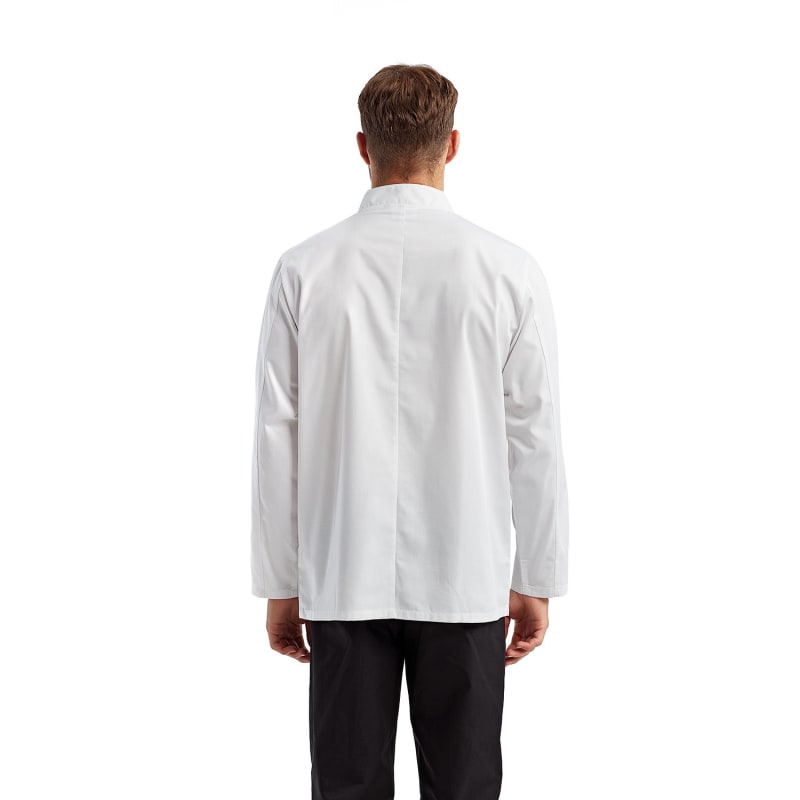 Artisan Collection By Reprime Unisex Long-Sleeve Recycled Chef's Coat 14