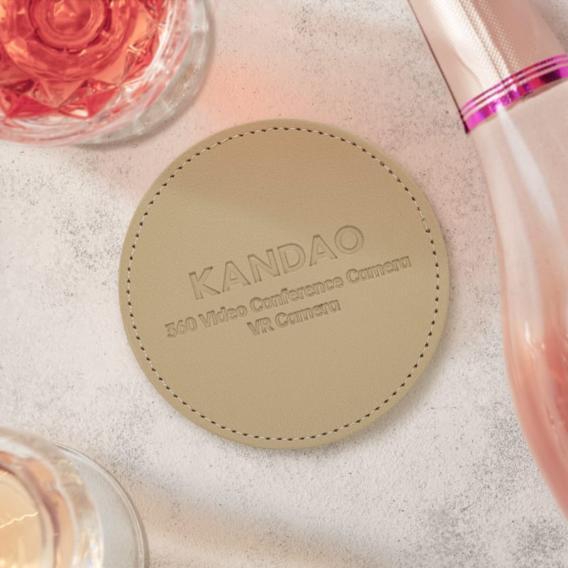Custom Leather Coasters 25