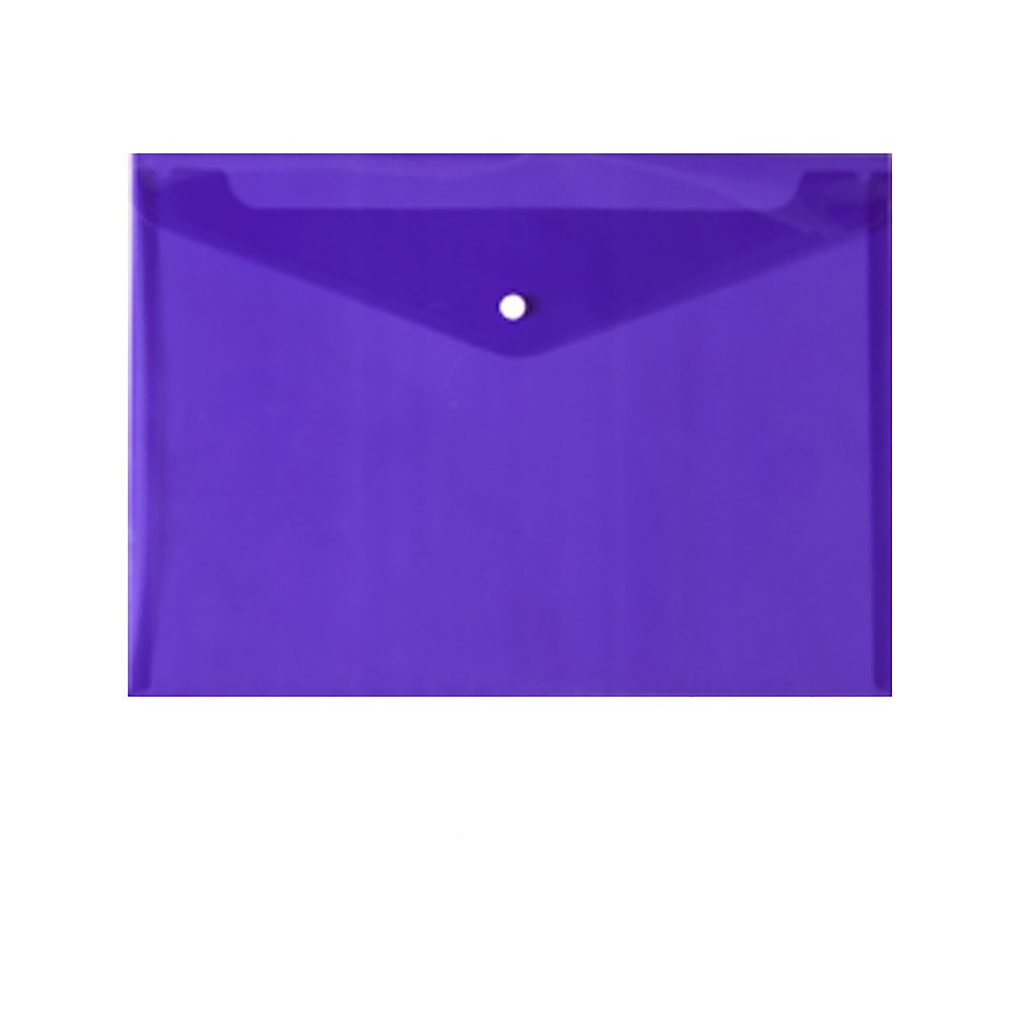 Transparent Snap Button Document Folder Polypropylene 4