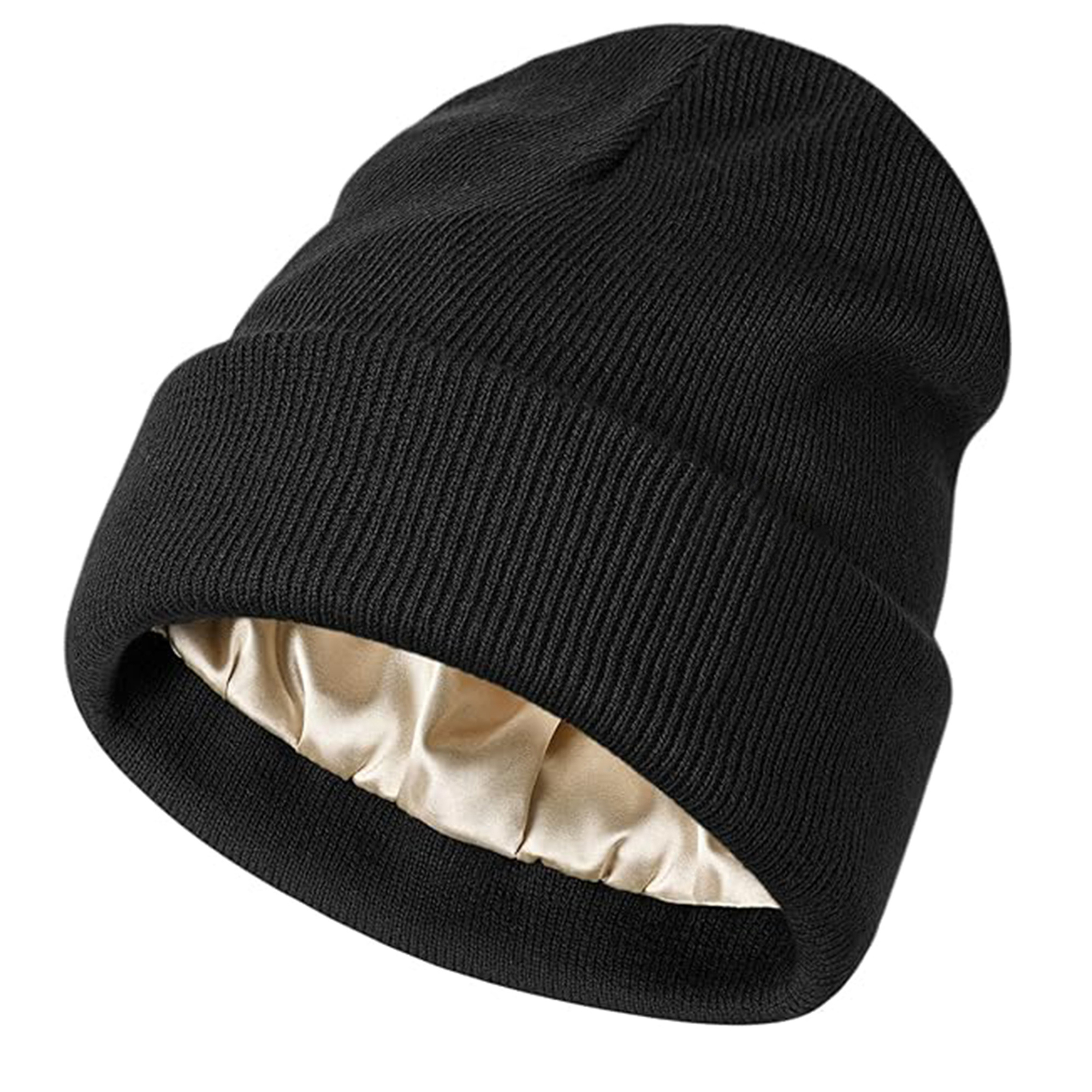 Winter Knit Cap With Smooth Lining 10