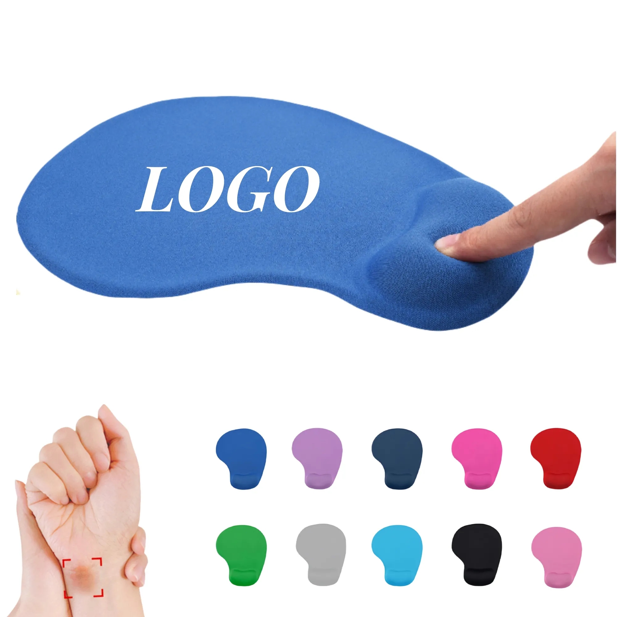 Ergonomic Office Silicone Non Slip Wrist Support Mouse Pad 1