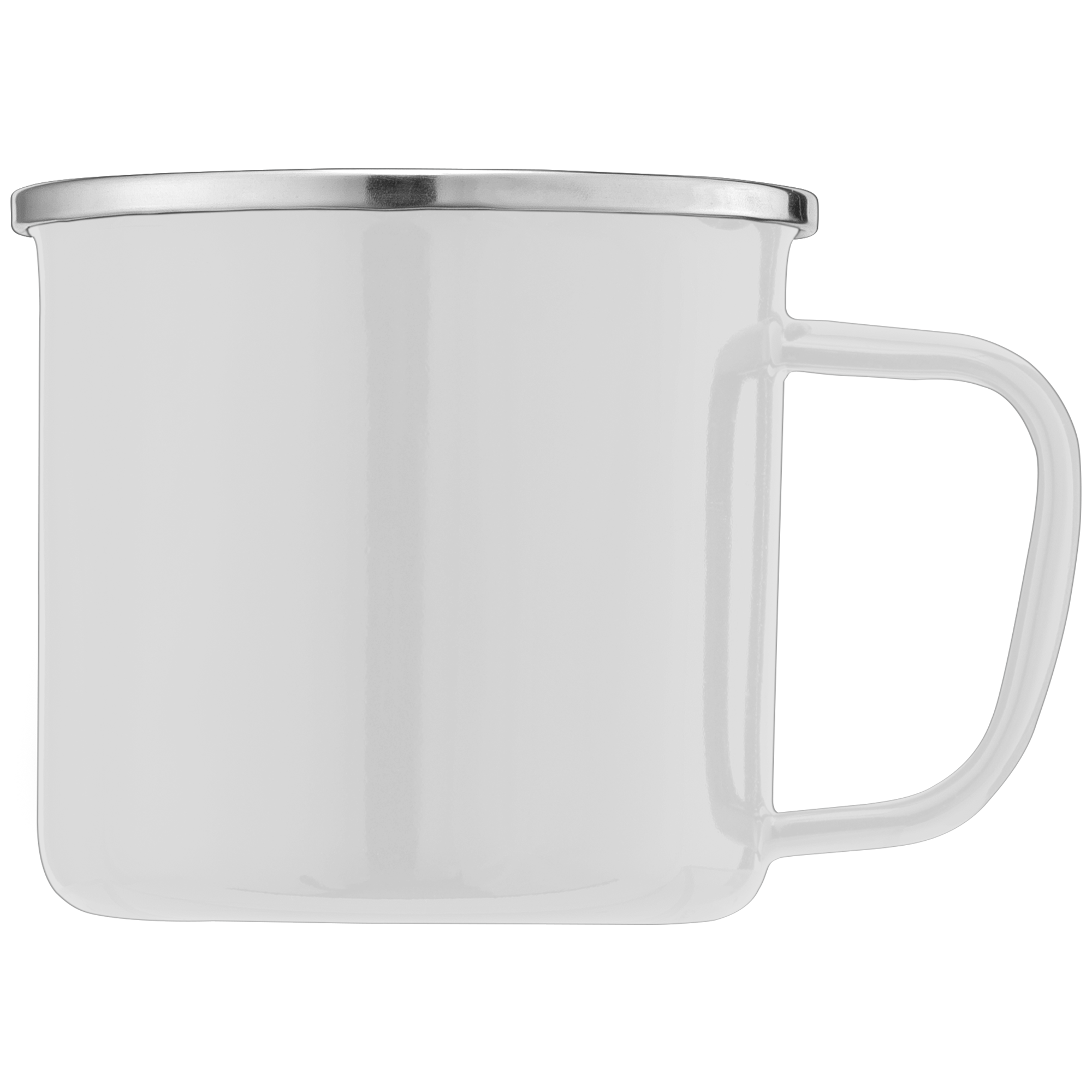 Wyoming - 13 oz. Enamel-Coated Campfire Mug with Stainless Rim 16
