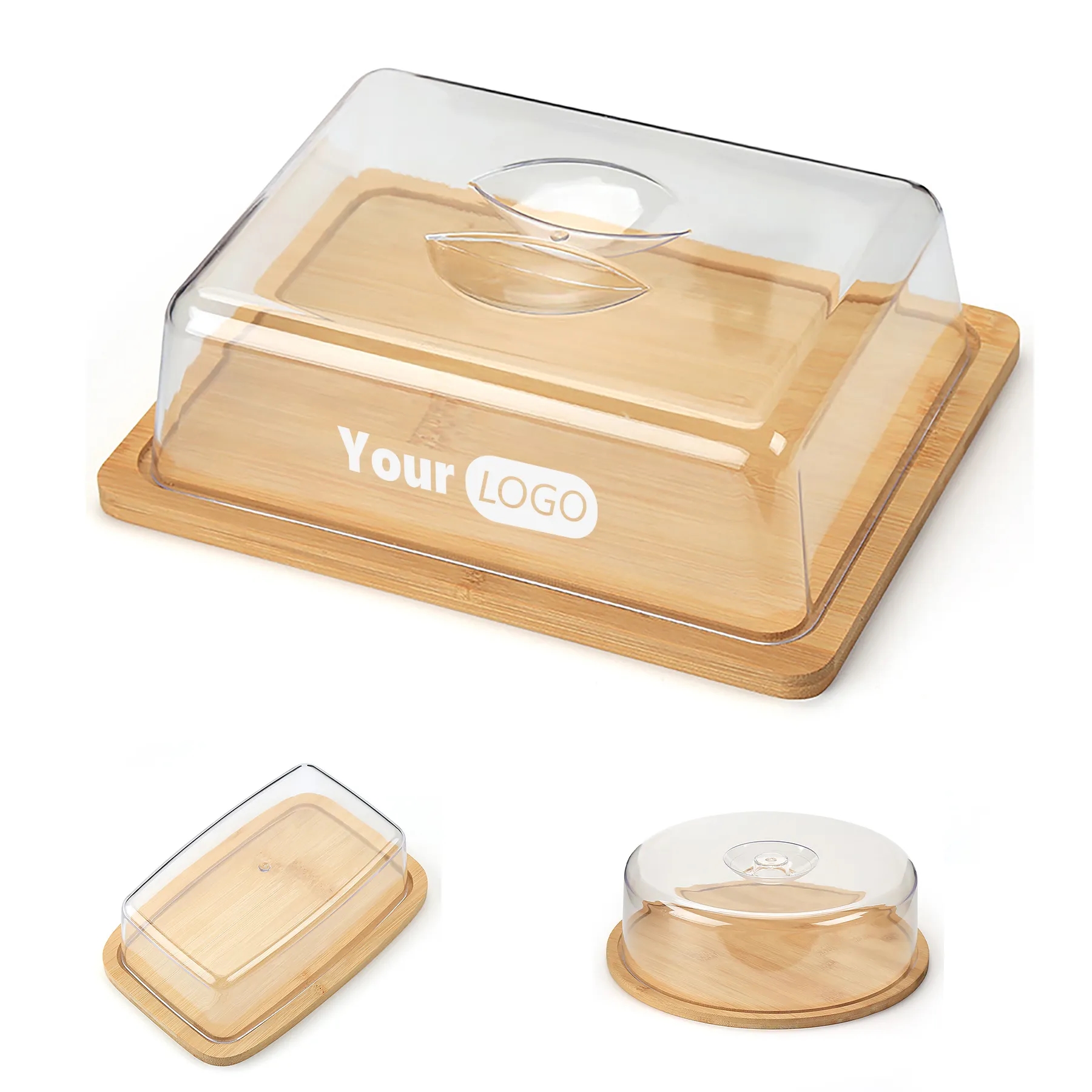 Bamboo Wood Round Nanzhu Butter Box 2