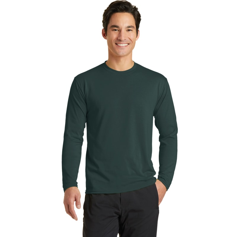 Port & Company Long Sleeve Performance Blend Tee. 15