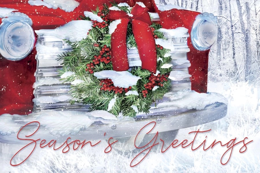 Hood Ornament Holiday Postcards 2