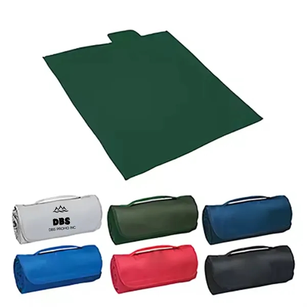 Versatile Foldable Roll-Up Wool Camping Blanket