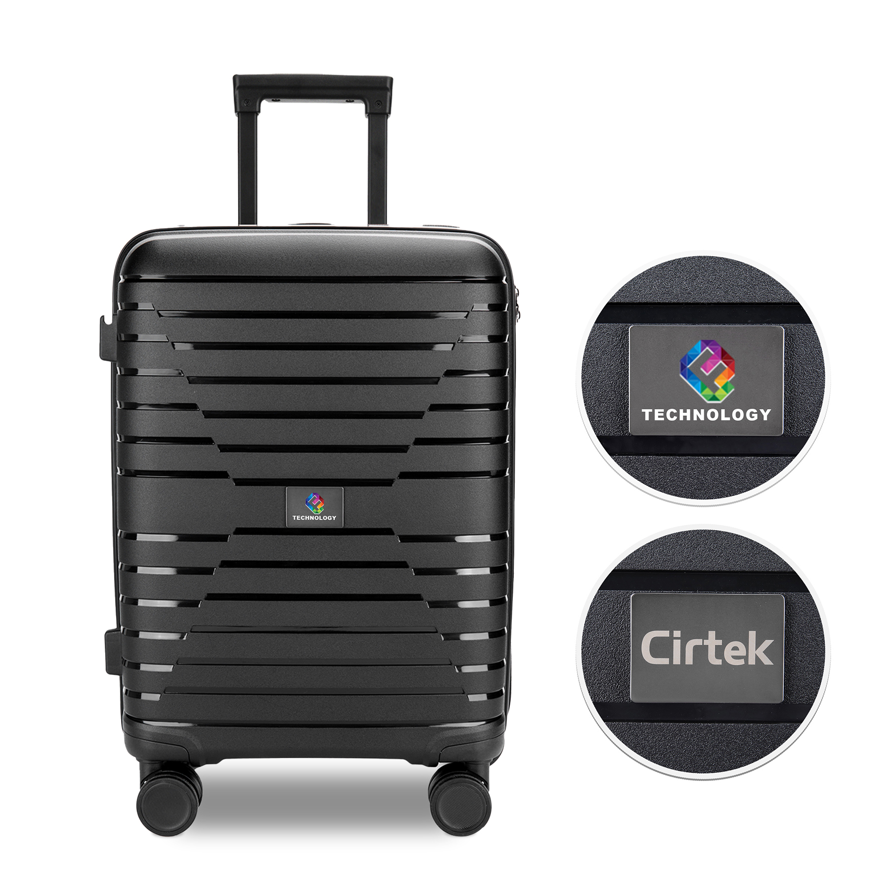Personalized Lightweight Rolling Carry-On Luggage 2