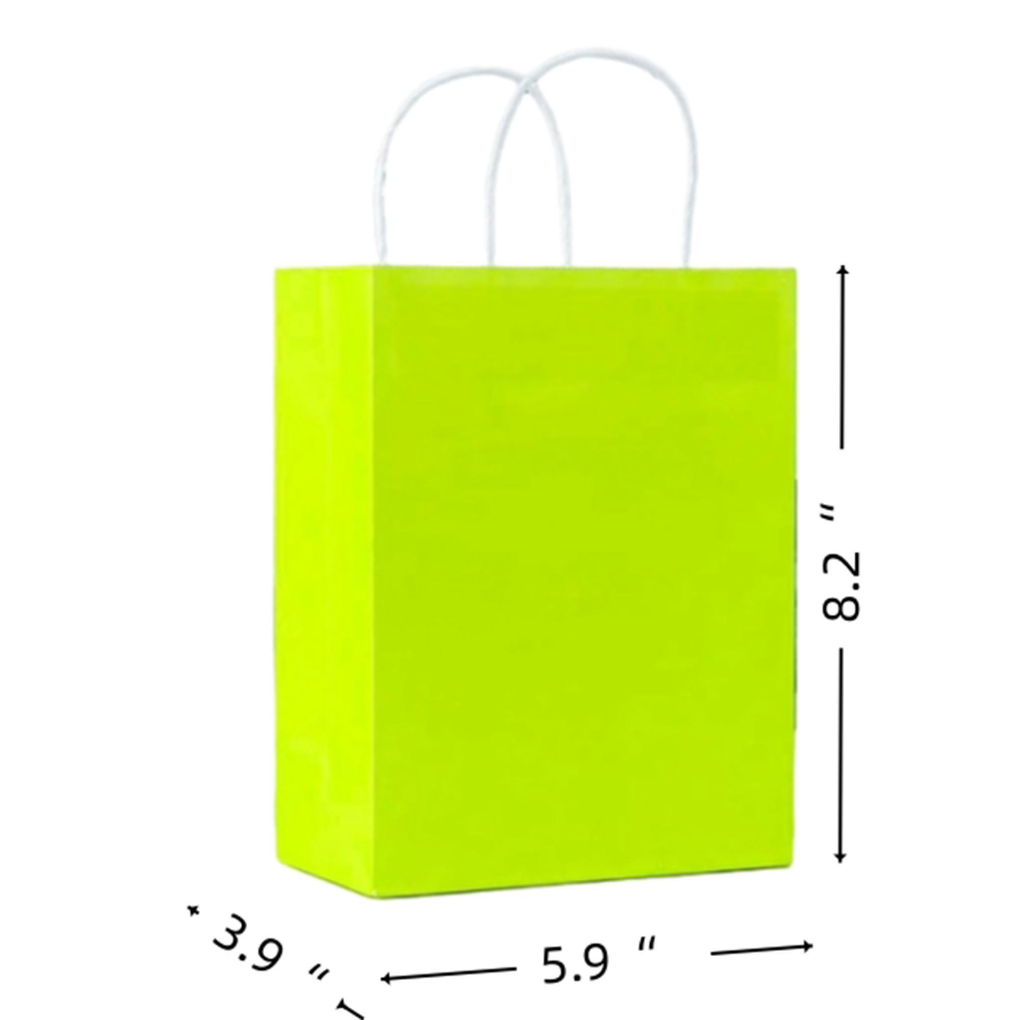 Small Gift Kraft Paper Shopper Tote Bag 3