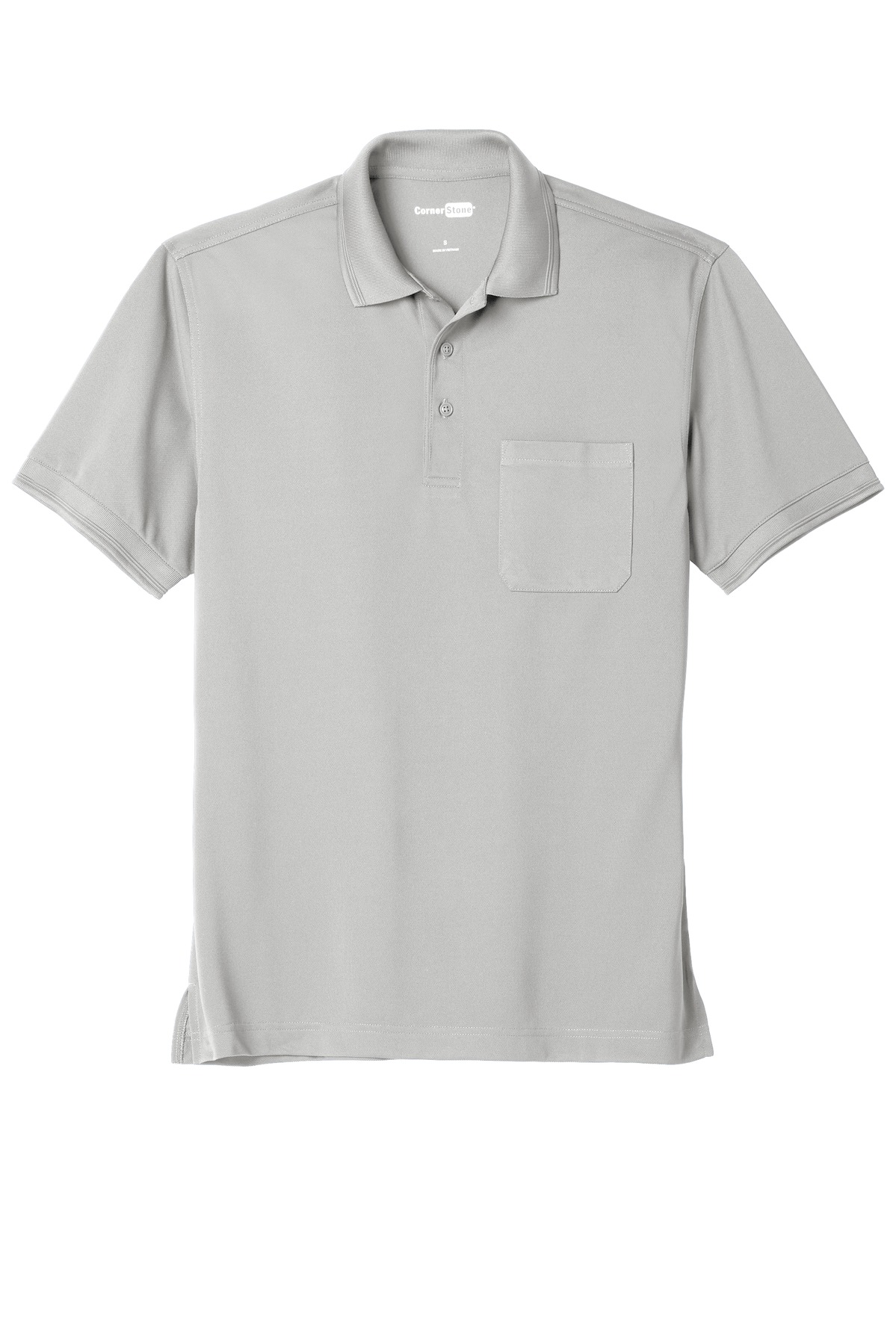 PeekPocket CornerStone® Industrial Snag-Proof Pique Pocket Polo 8