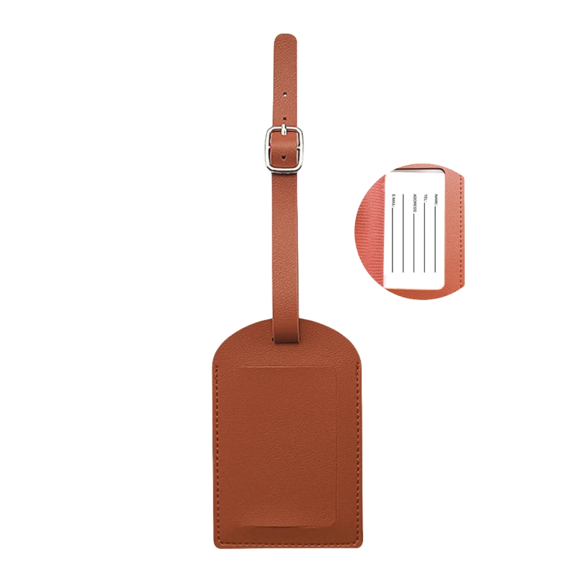 Dual Flip Multifunctional Thickened PU Luggage Tag 23