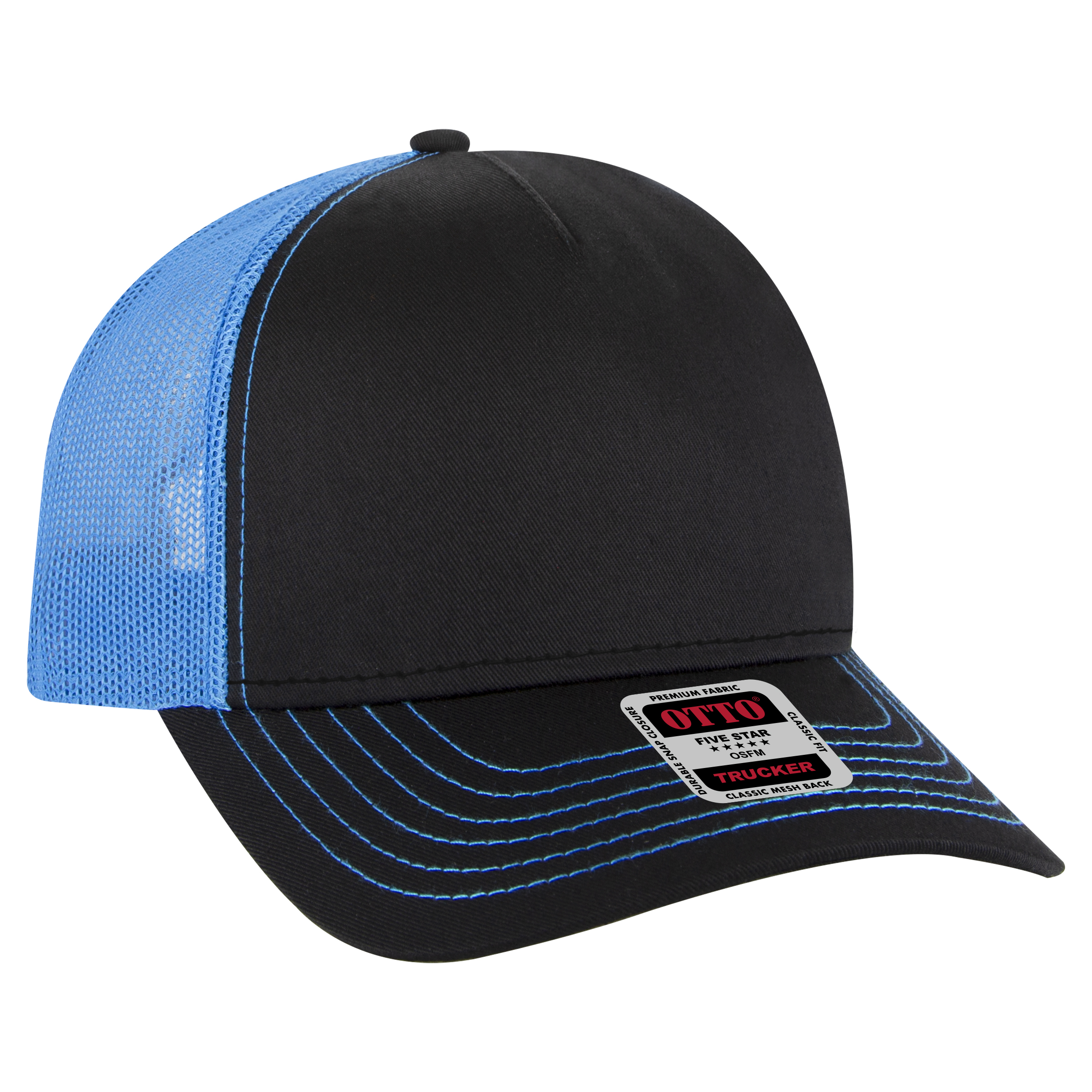 OTTO CAP® 5 Panel Low Profile Mesh Back Trucker Hat 41