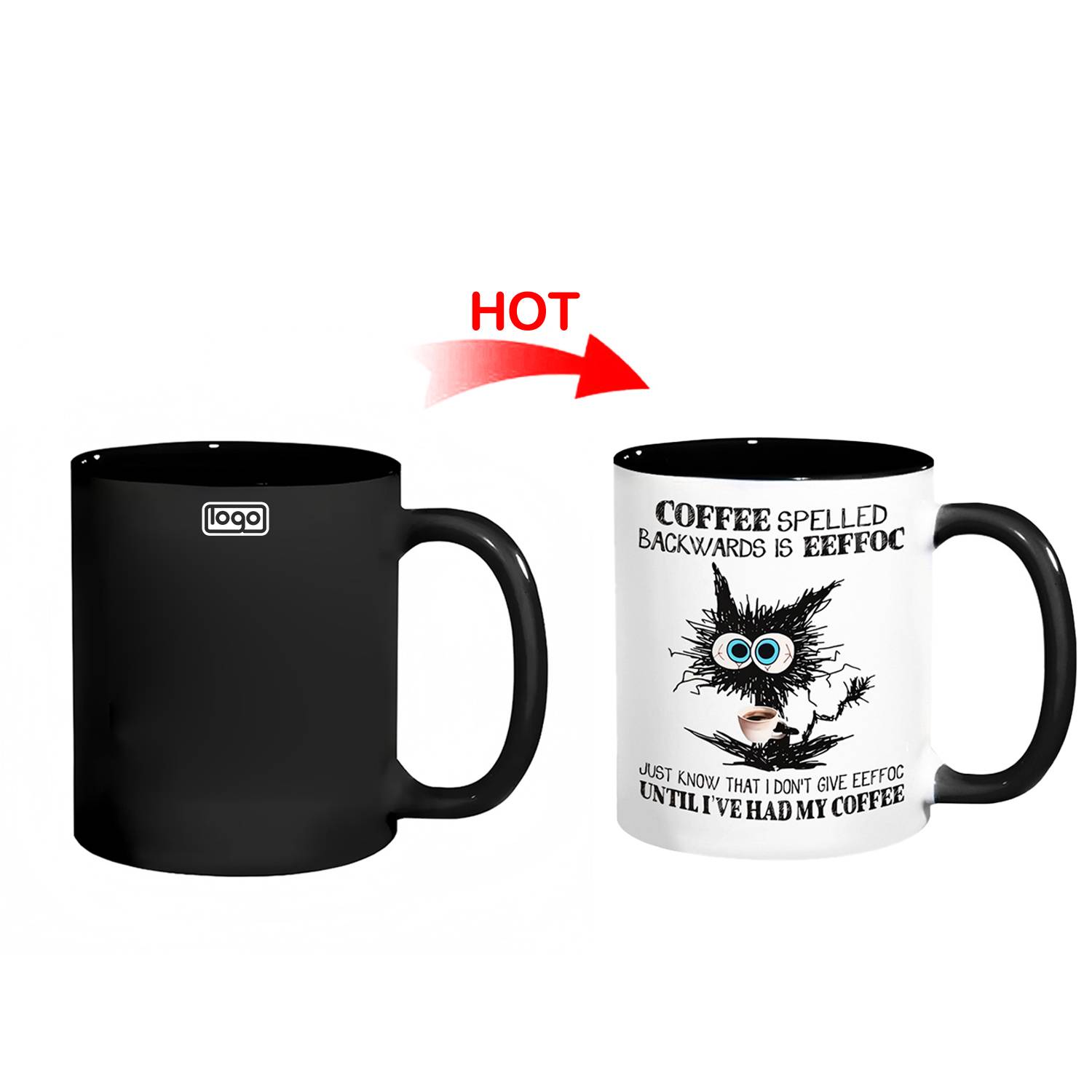 11oz Heat Sensitive Color Changing Mug 3