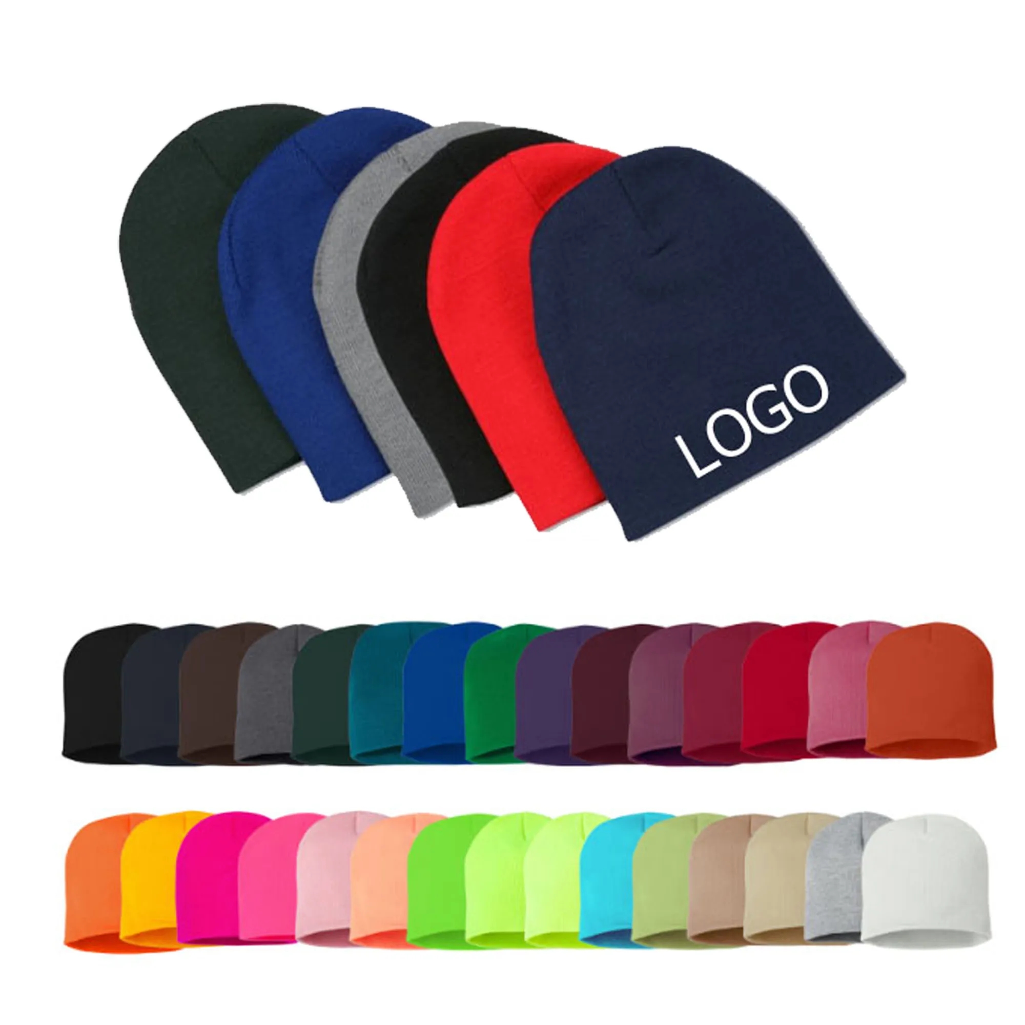 Stretchable Knit Beanie Cap 1