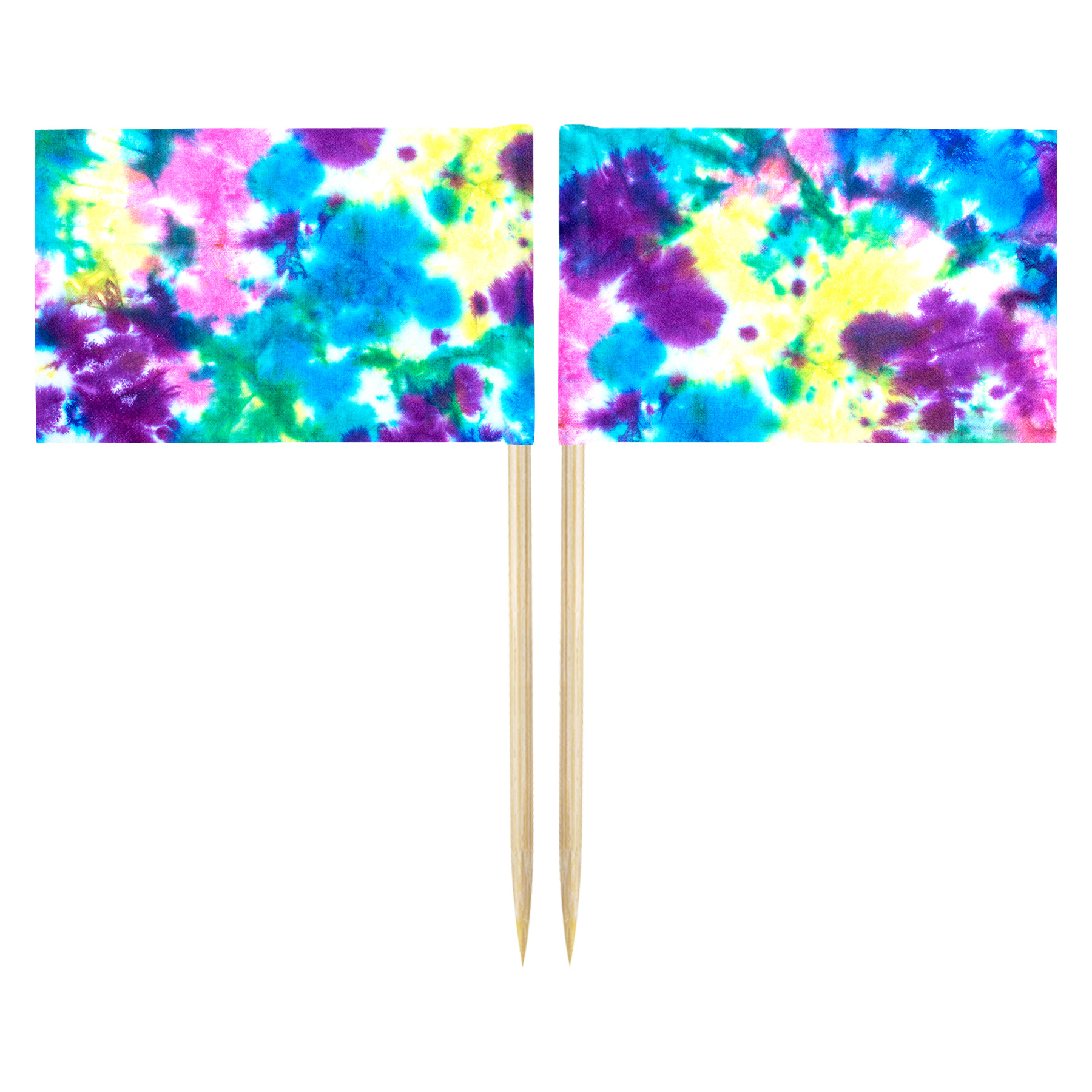 Rectangle 10CM Toothpick Flag 12