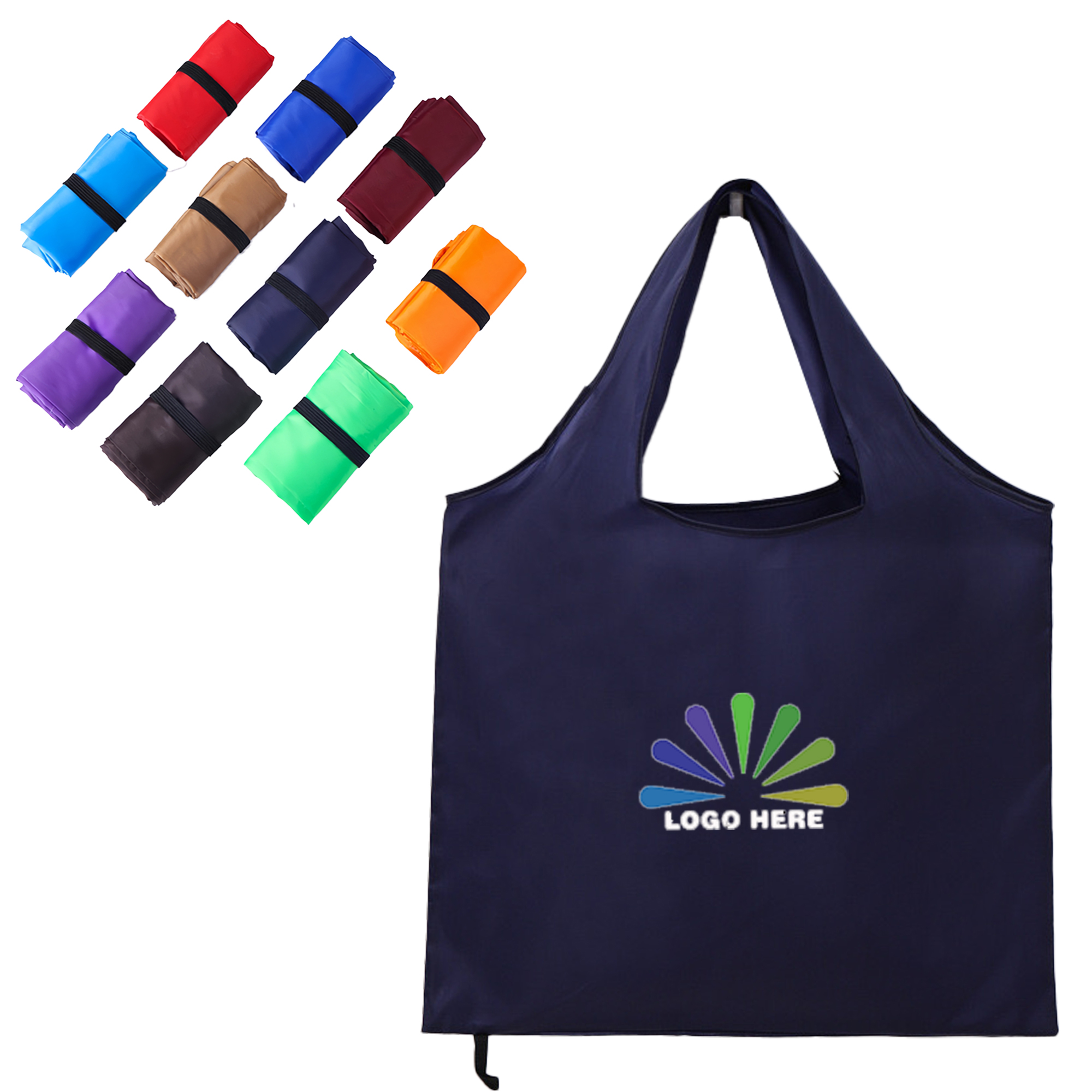 Large Capacity Portable Polyester Foldable Shopping Bag 2