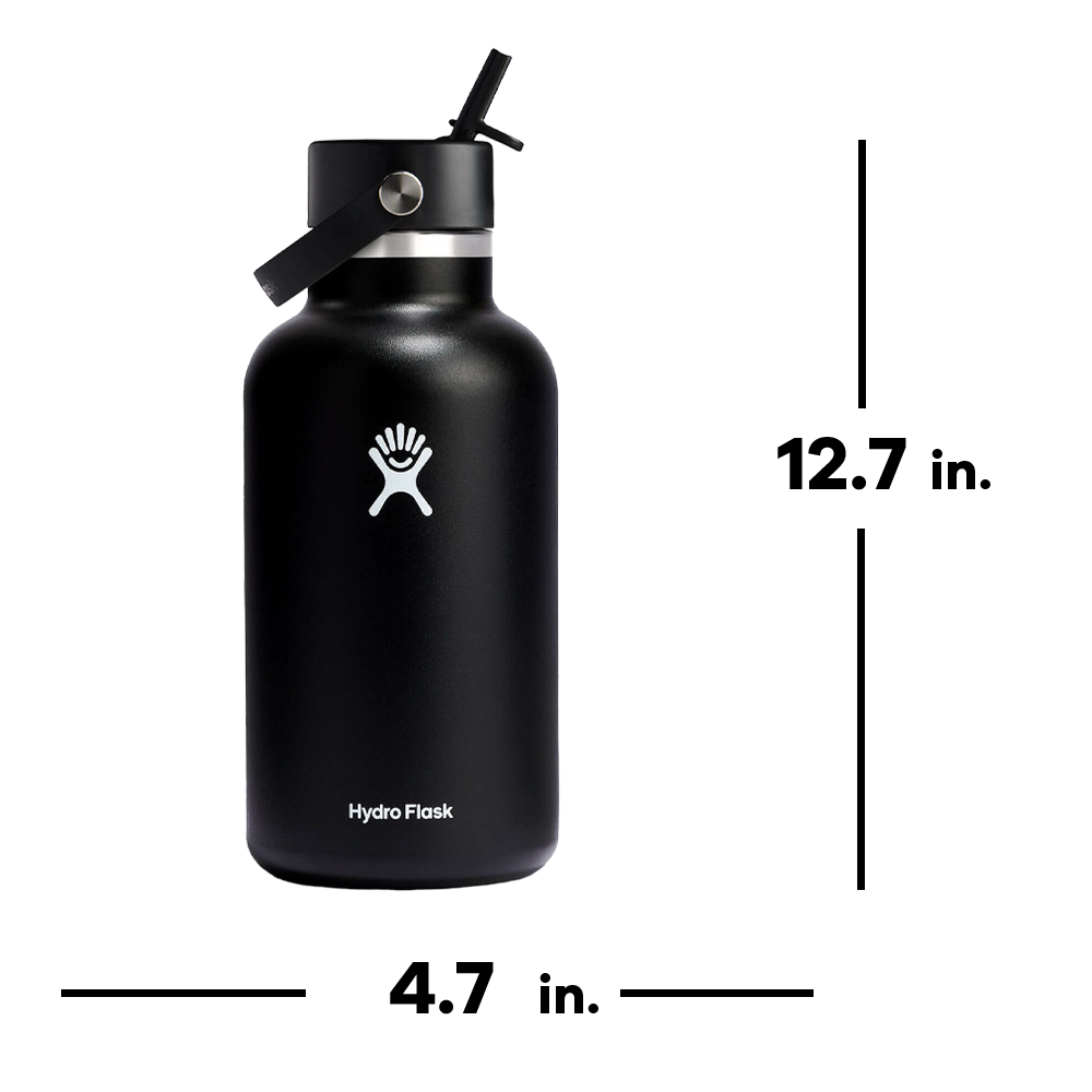 Hydro Flask 64 oz Wide Mouth Bottle with Flex Straw Cap 4
