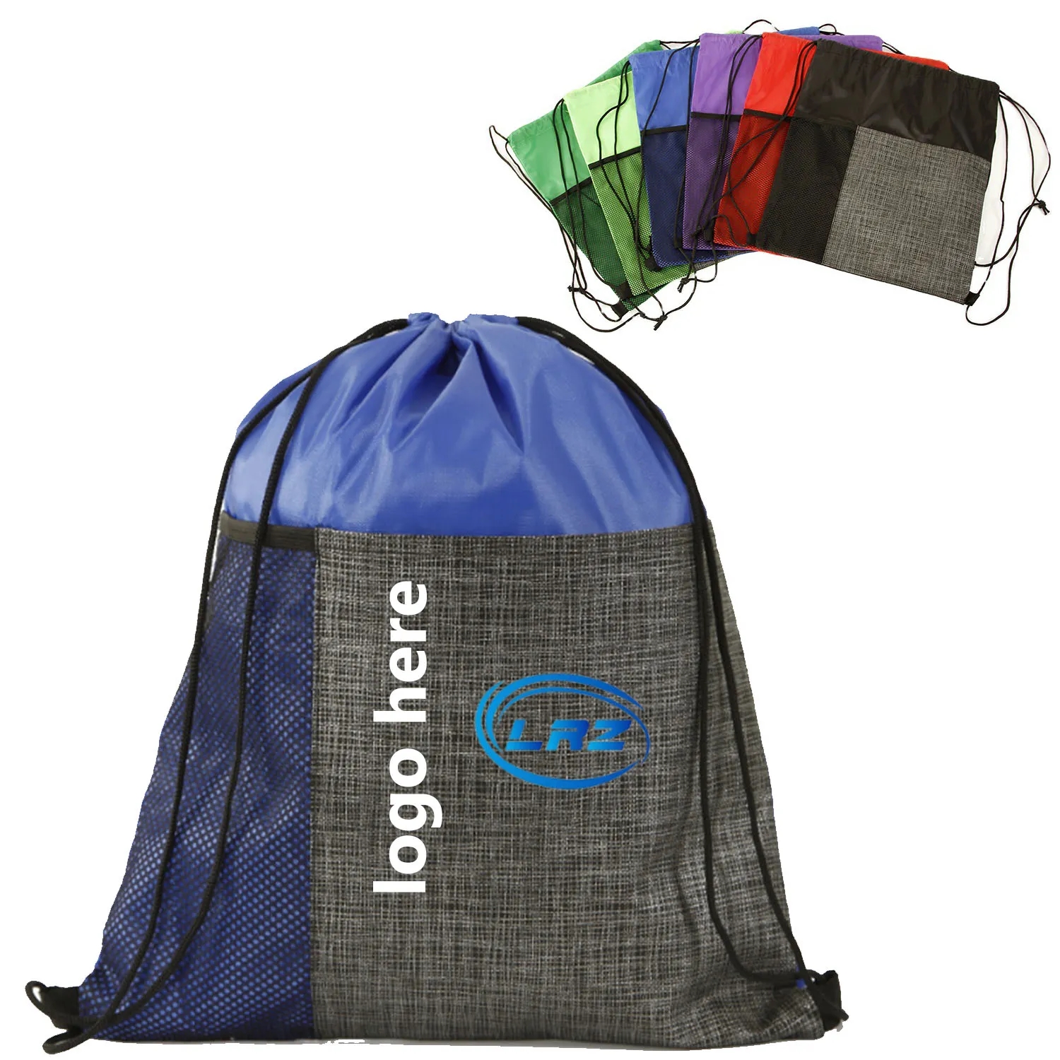Etched Pocket Drawstring Sportpack 4
