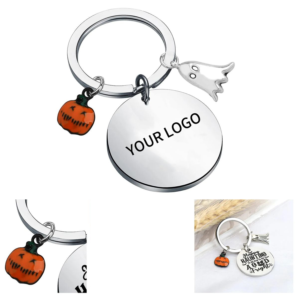 Stainless Durable Holiday Themed Keychain 3