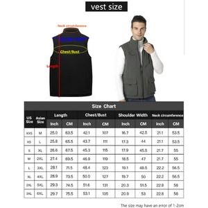 DC Or USB Electric Heating Vest 3