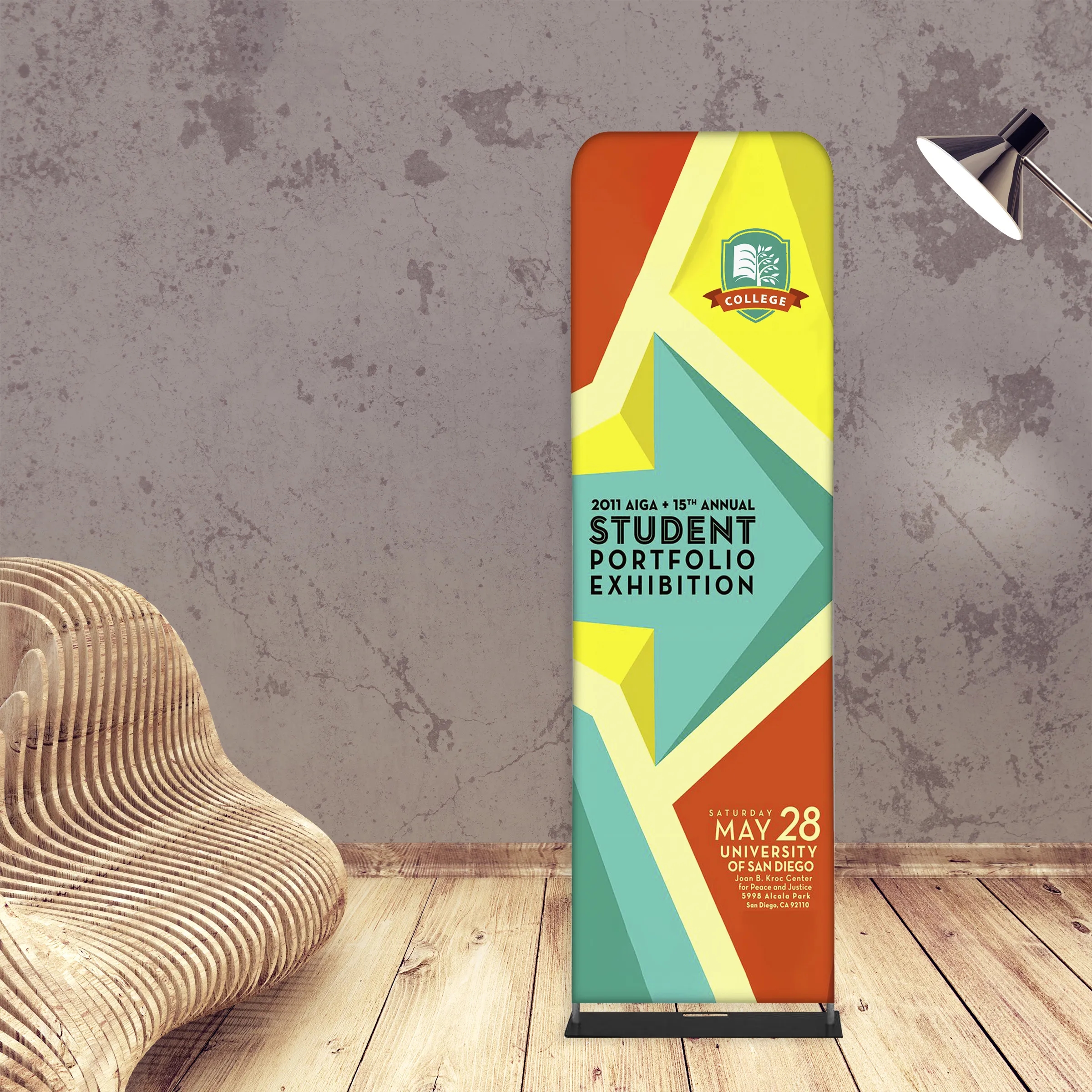 Tube Banner, Double Sided Digitally Printed - 7.5'x2' 6