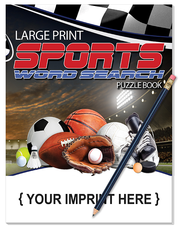 PUZZLE PACK - LARGE PRINT Sports Word Search with Pencil 2