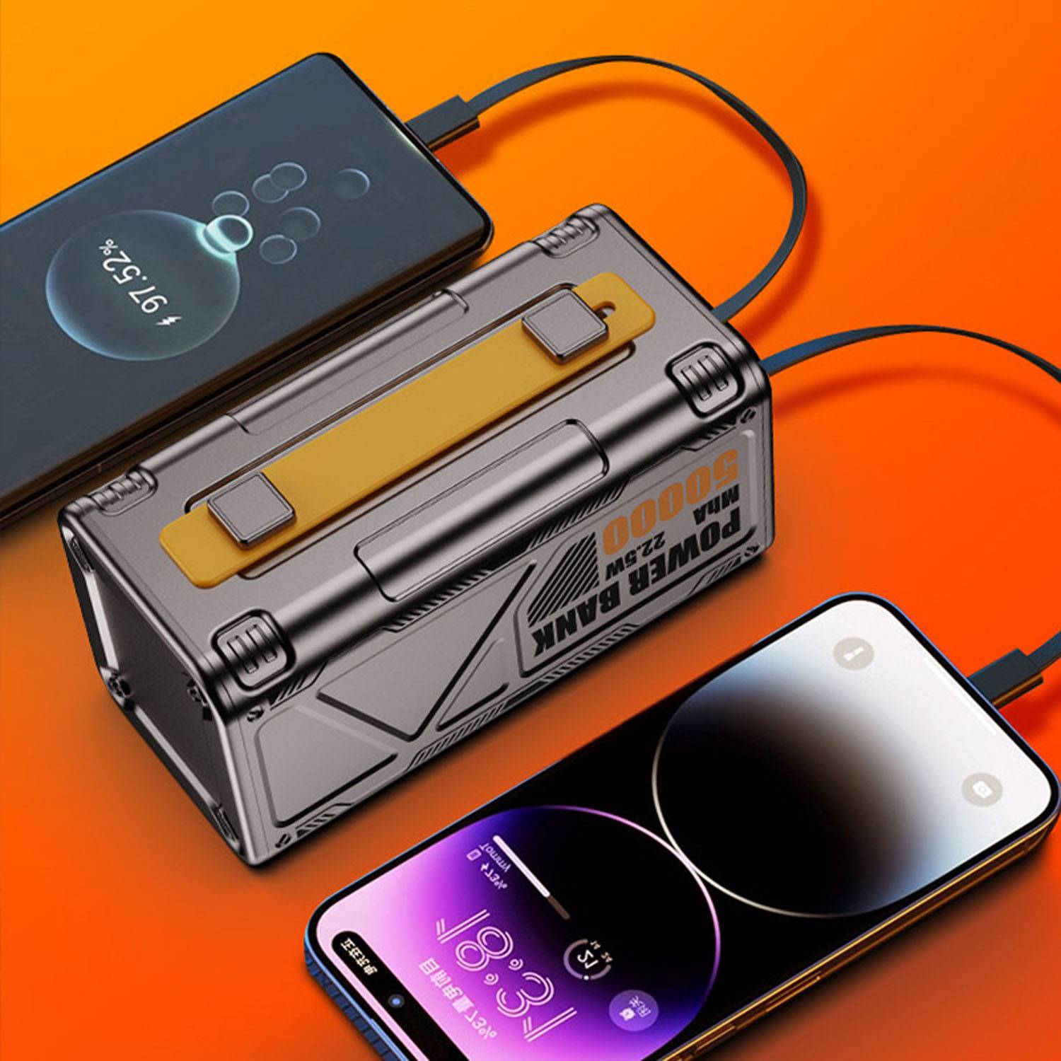 Outdoor 50000mAh Mini Portable Power Bank 2