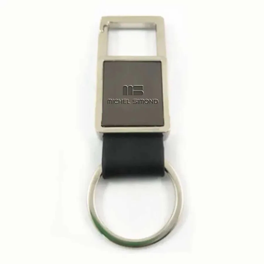Square Caribiner Metal Keychain 4