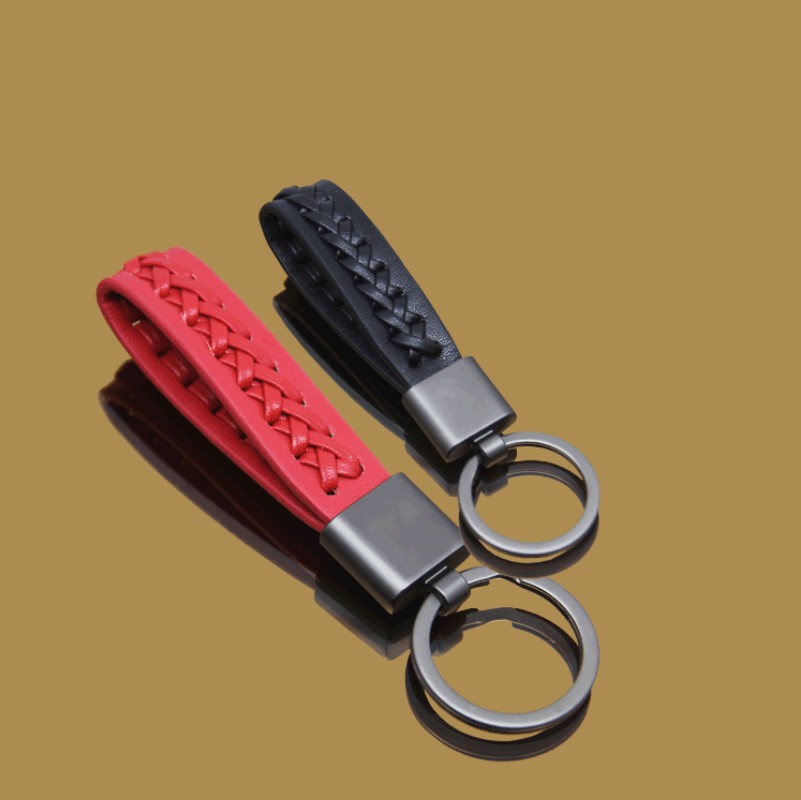 Braided Leather Key Chain 2