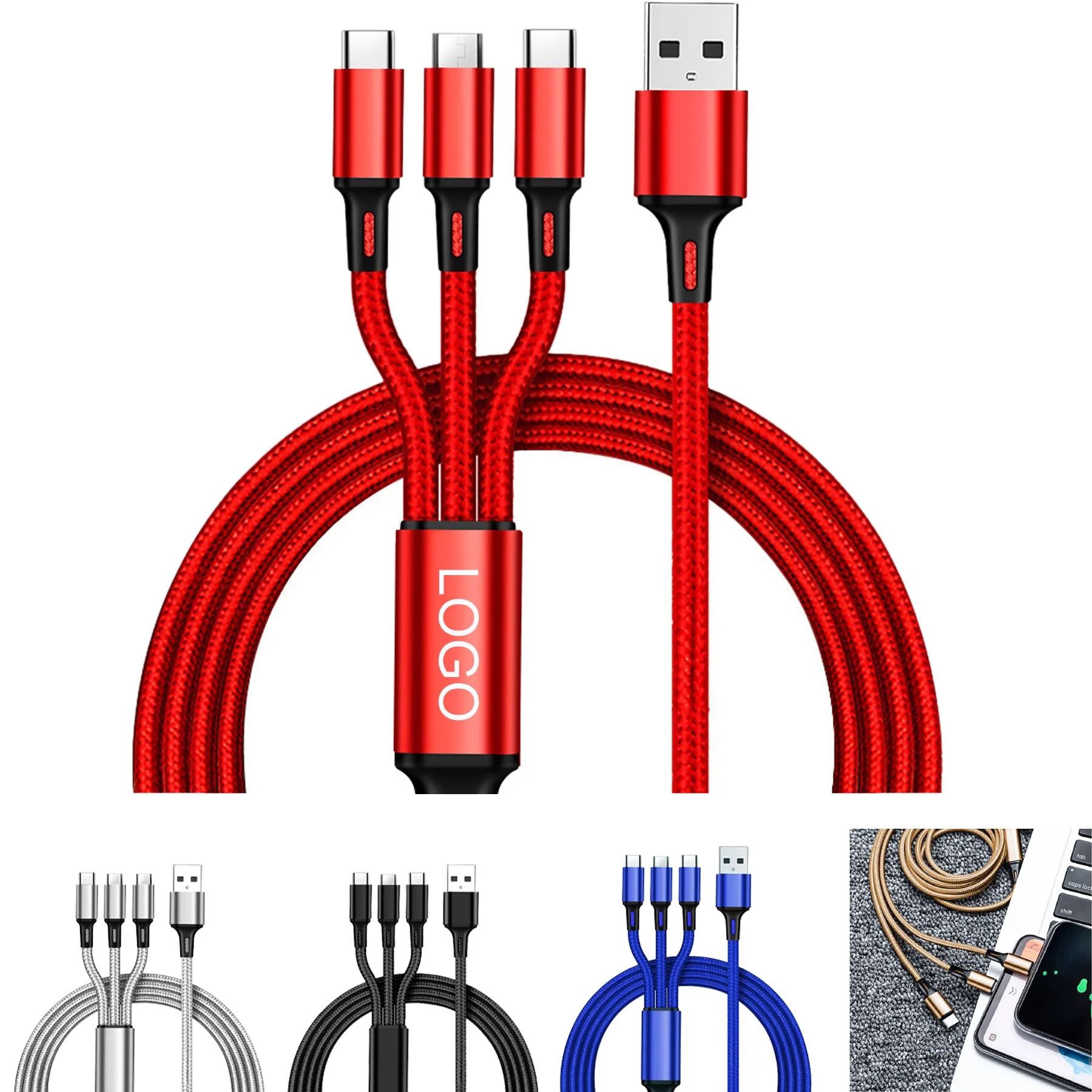 Multi Charging Cable Universal 3 in 1 2