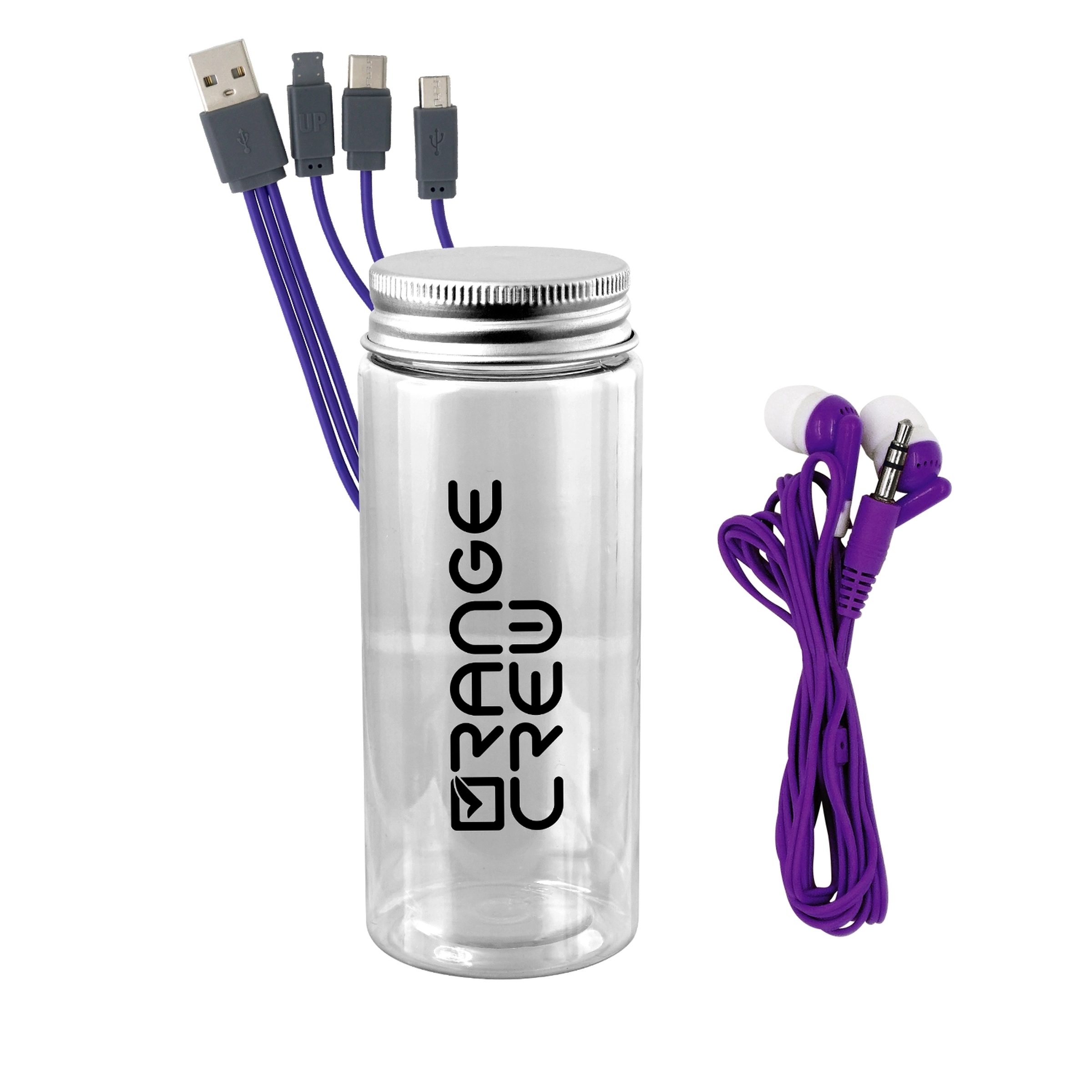 BOTTLED CABLE EAR BUD SET 7