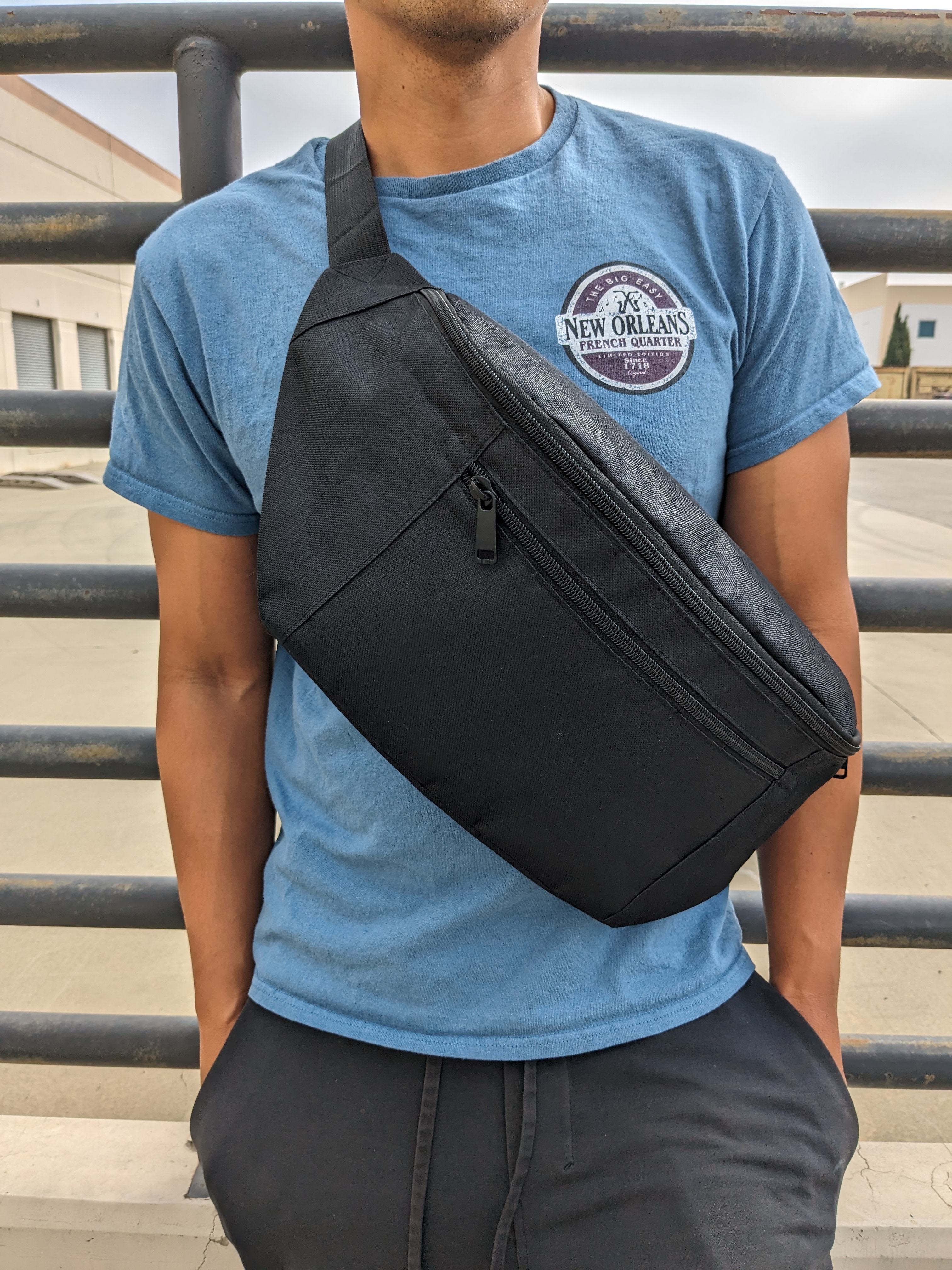 Poly Oversized Crossbody Fanny Pack 4