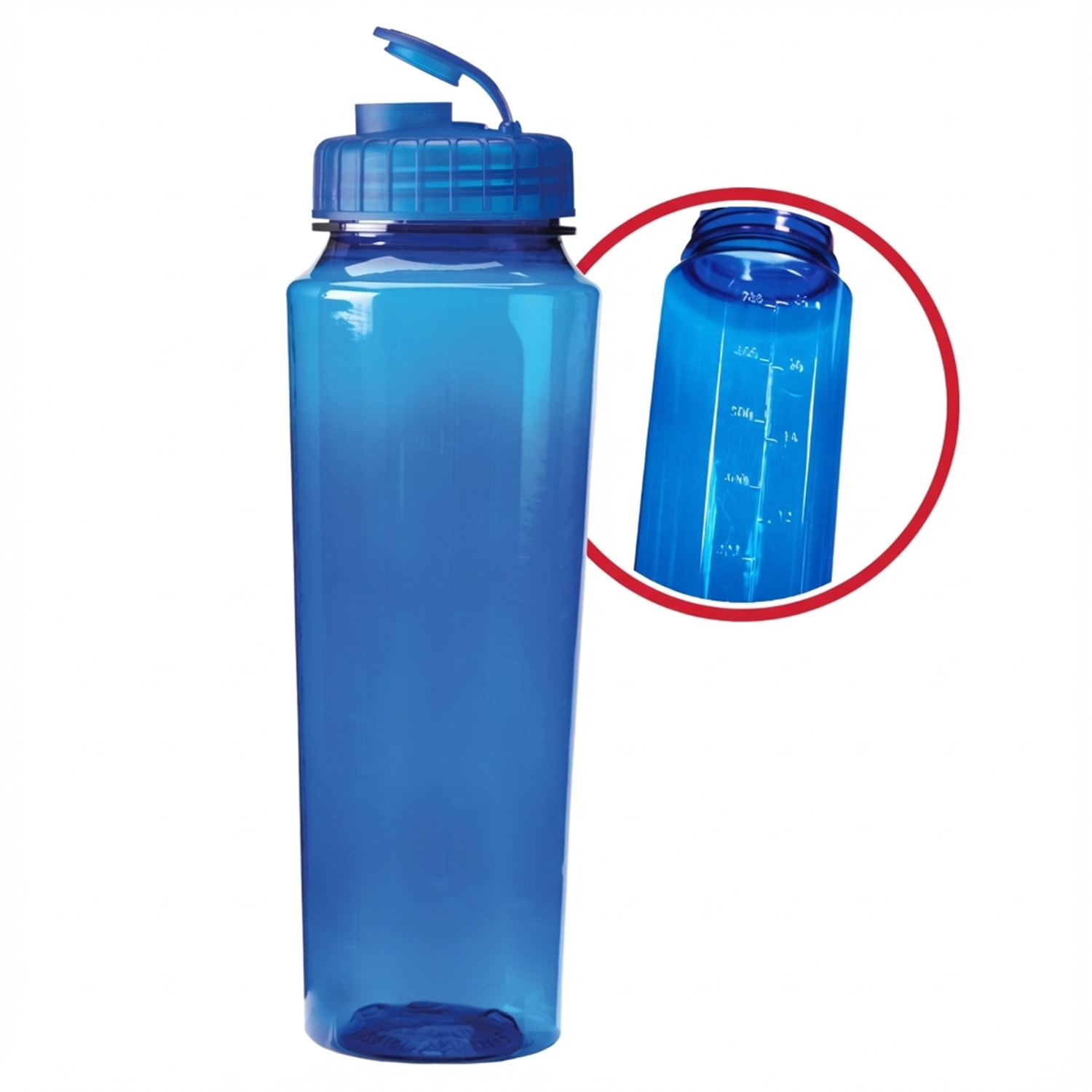 Push Pull Lid Measurement Sports Bottle, 24 oz. 7