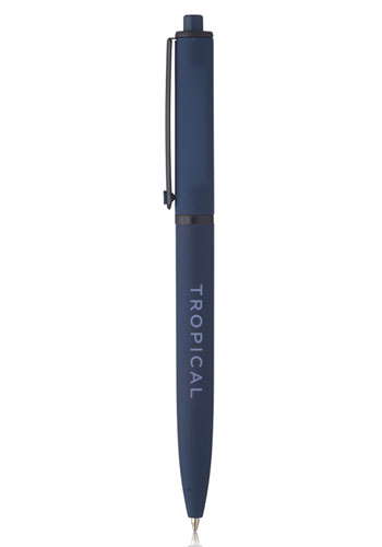 Solid Rubber Coated Plastic Ballpoint Pens 7