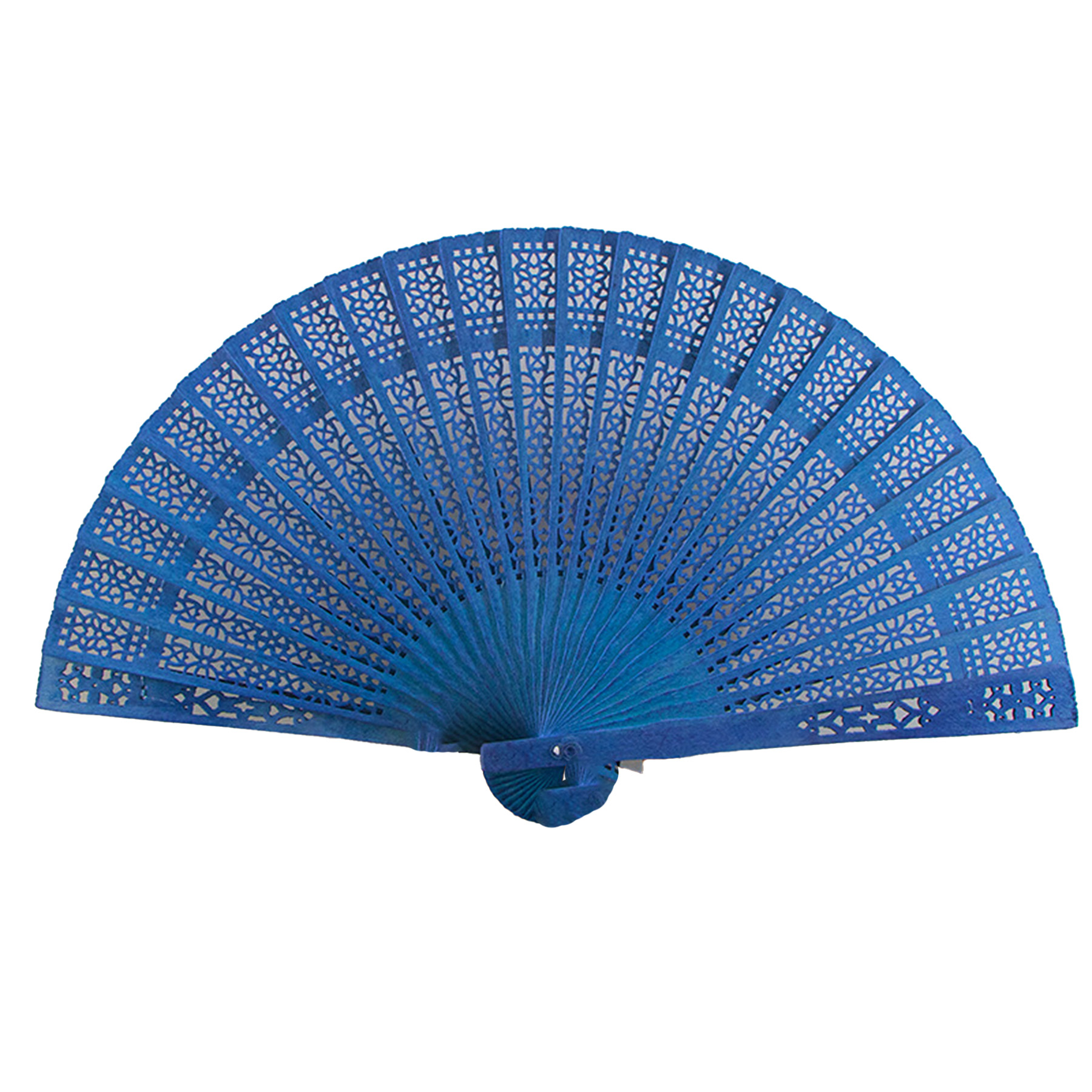 Carved Wooden Folding Fan 2