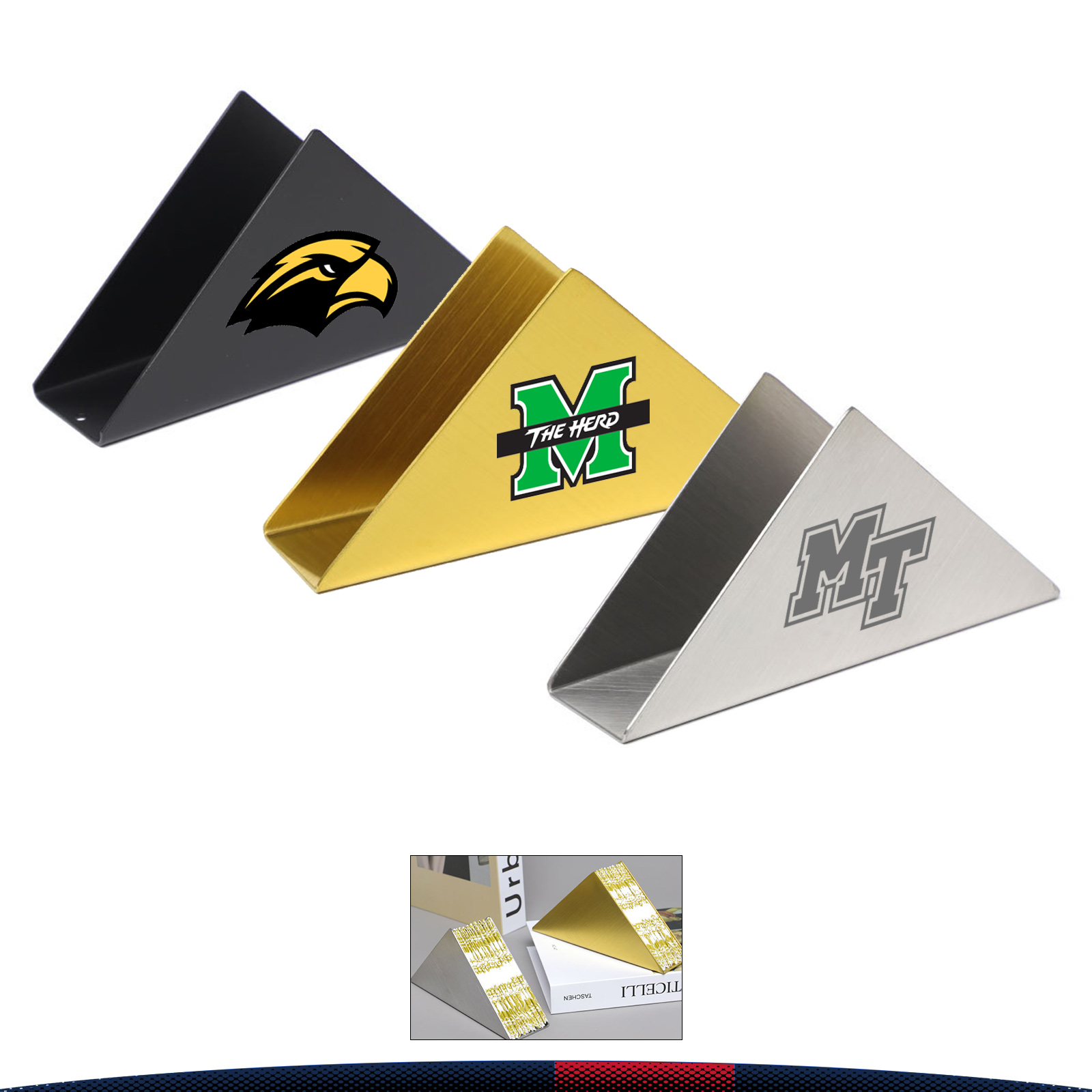 Triangle Stainless Steel Napkin Holder 3