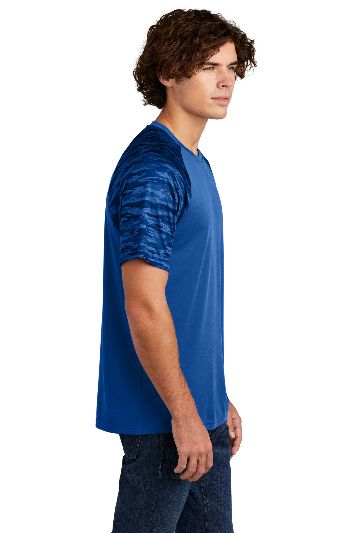 Sport-Tek Drift Camo Colorblock Tee ST376 17
