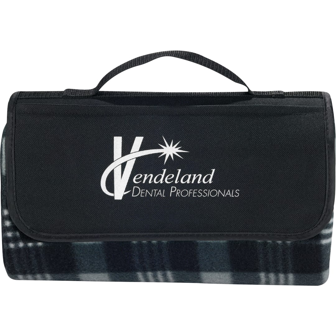 Padded Water-Resistant Fleece Picnic Blanket 63