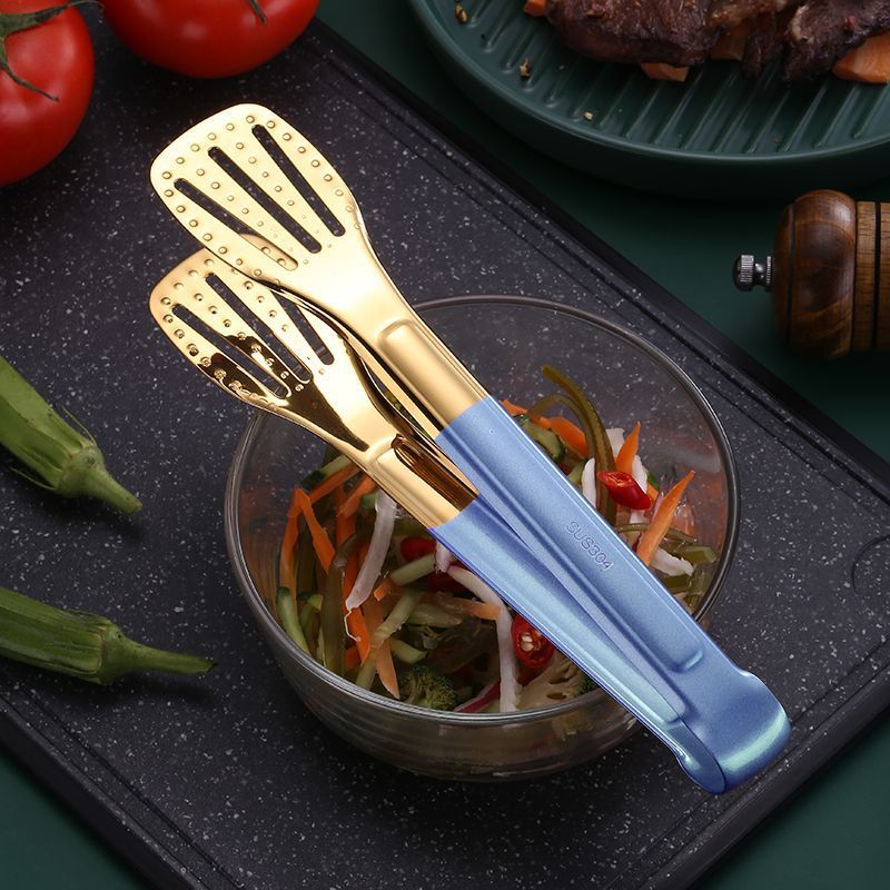 Stainless Steel Barbecue Food Tongs 5