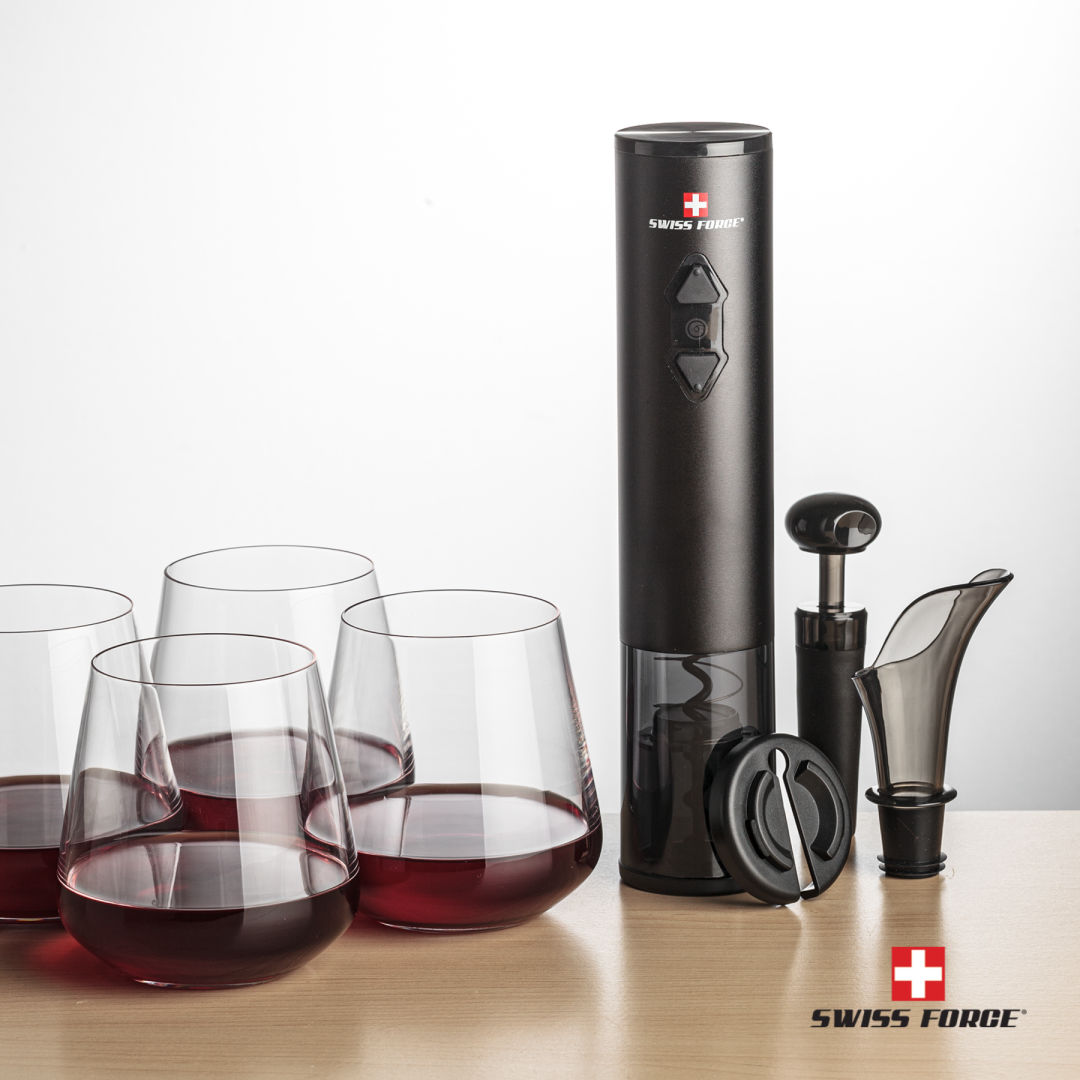 Swiss Force® Opener Set & Breckland Stemless Wine 3
