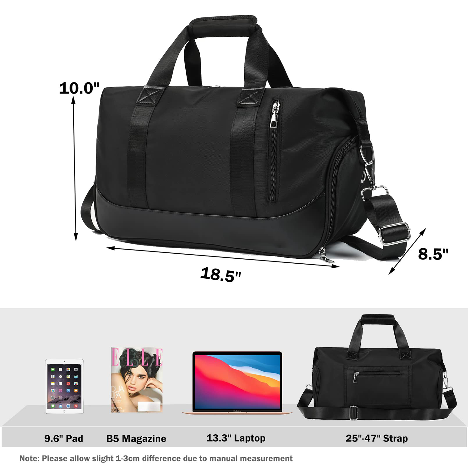 Travel Duffel Bag with Wet Pocket 2