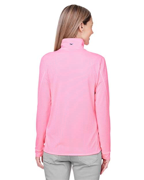 Women's Microstripe Sankaty Half-Zip Pullover - K002521 20
