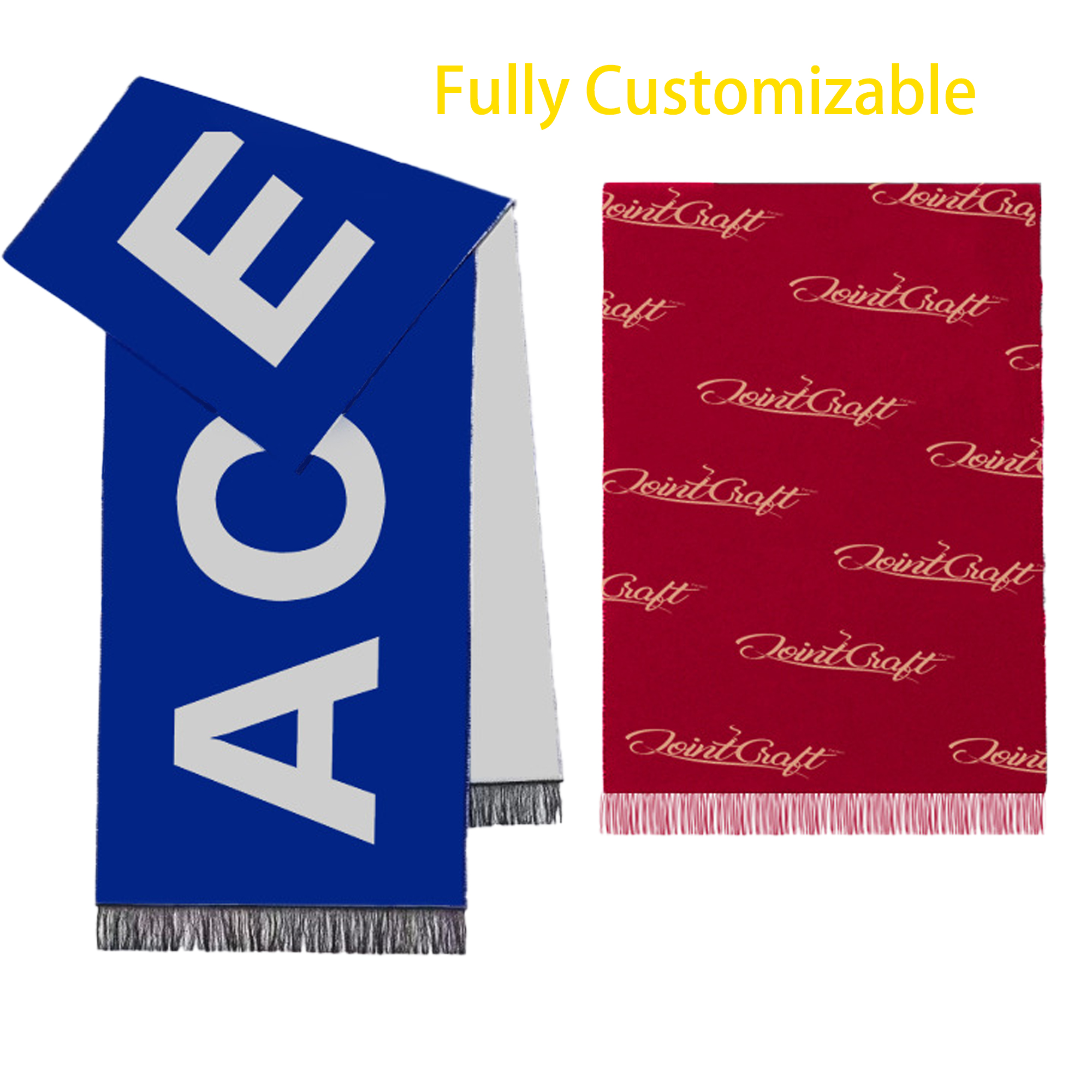 Premium Custom Scarf with Cashmere-Like Shawl Design 4